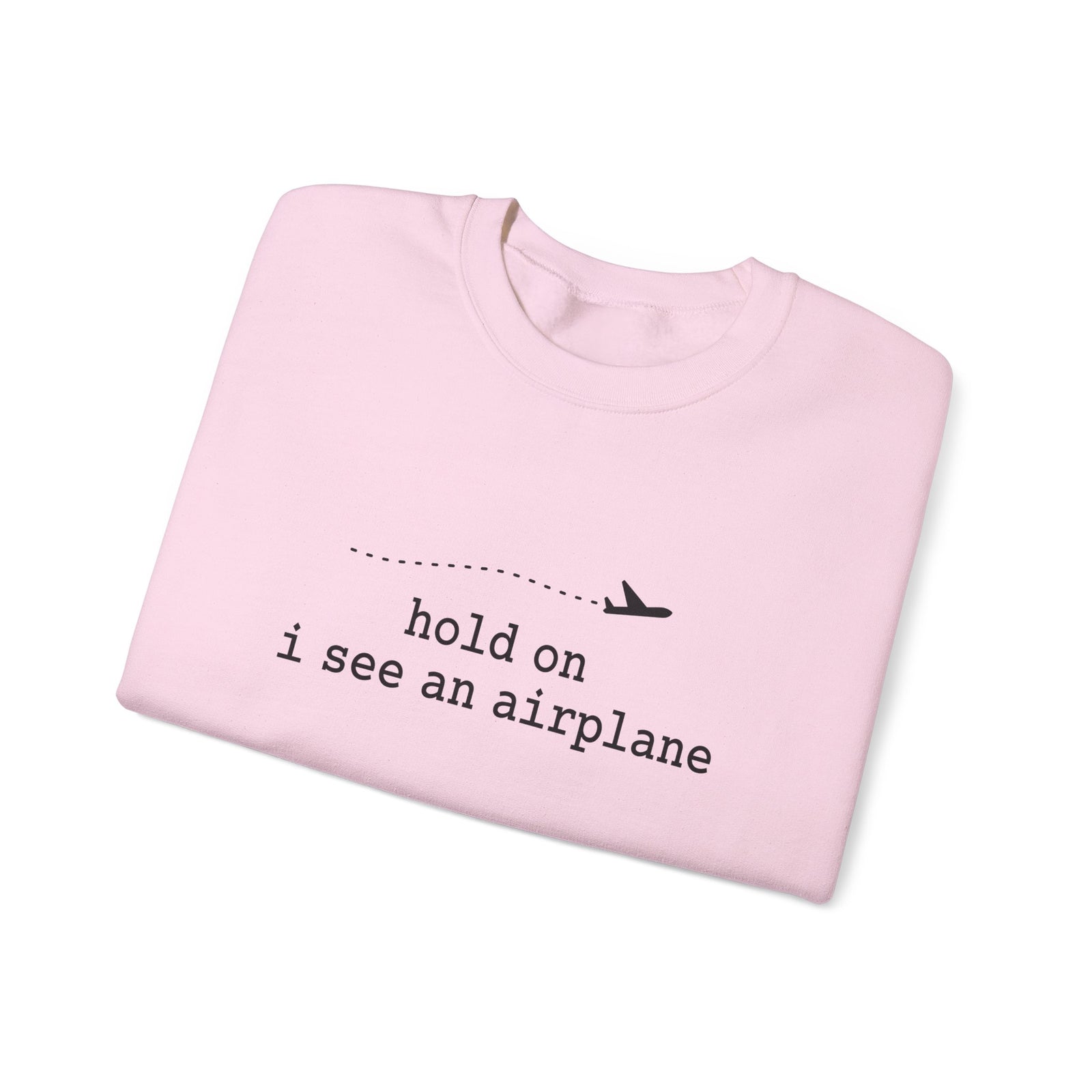 I See An Airplane Crewneck Sweatshirt - Travel Inspiring Cozy Apparel