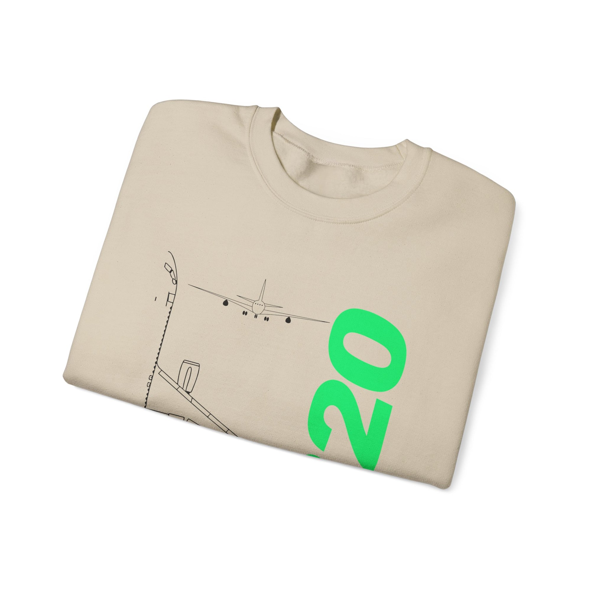 Airbus A320 Crewneck Sweatshirt - Travel Inspiring Cozy Apparel