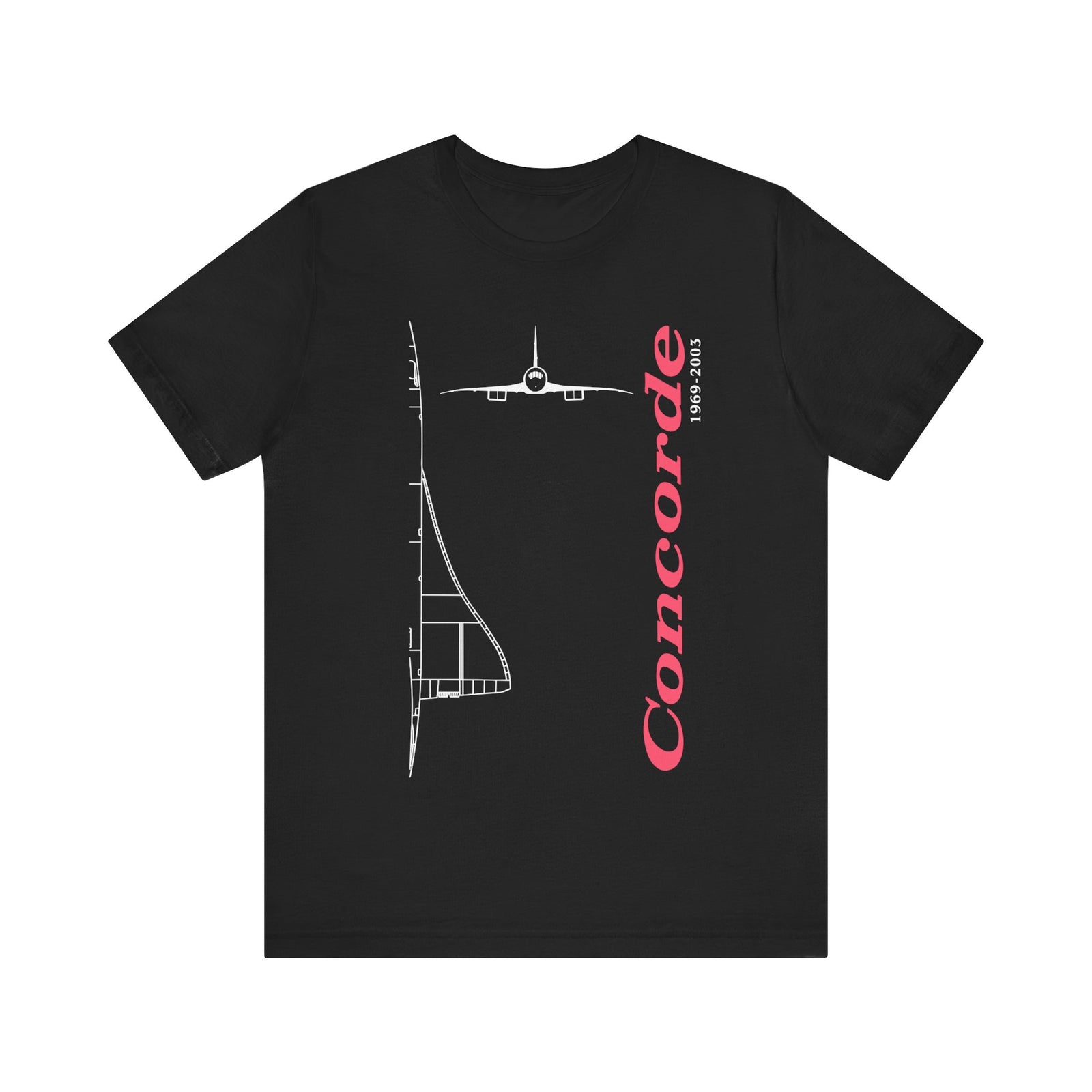 Concorde 1969-2003 Unisex Jersey Tee - Perfect for Aviation Enthusiasts