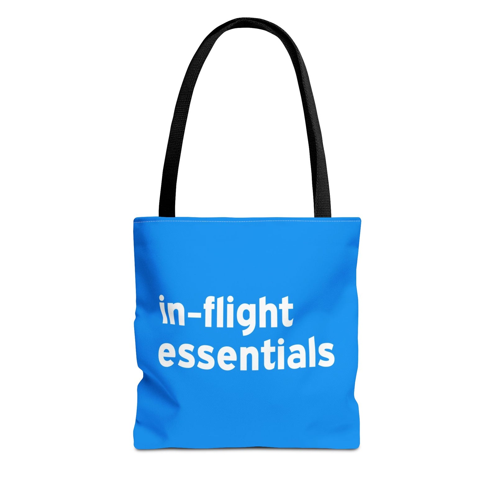In Flight Essentials Tote Bag — Printed Green Travel Tote