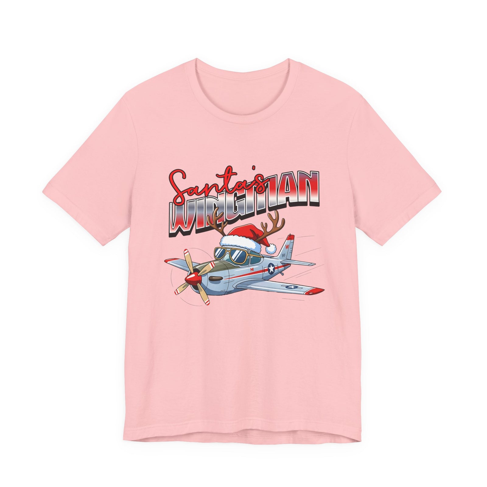 Santa’s wingman Unisex Jersey Tee - Perfect for Aviation Enthusiasts