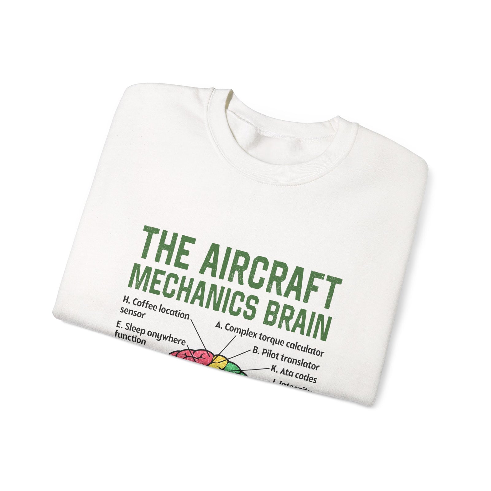 The Aircraft Mechanic’s Brain  -  Crewneck Sweatshirt
