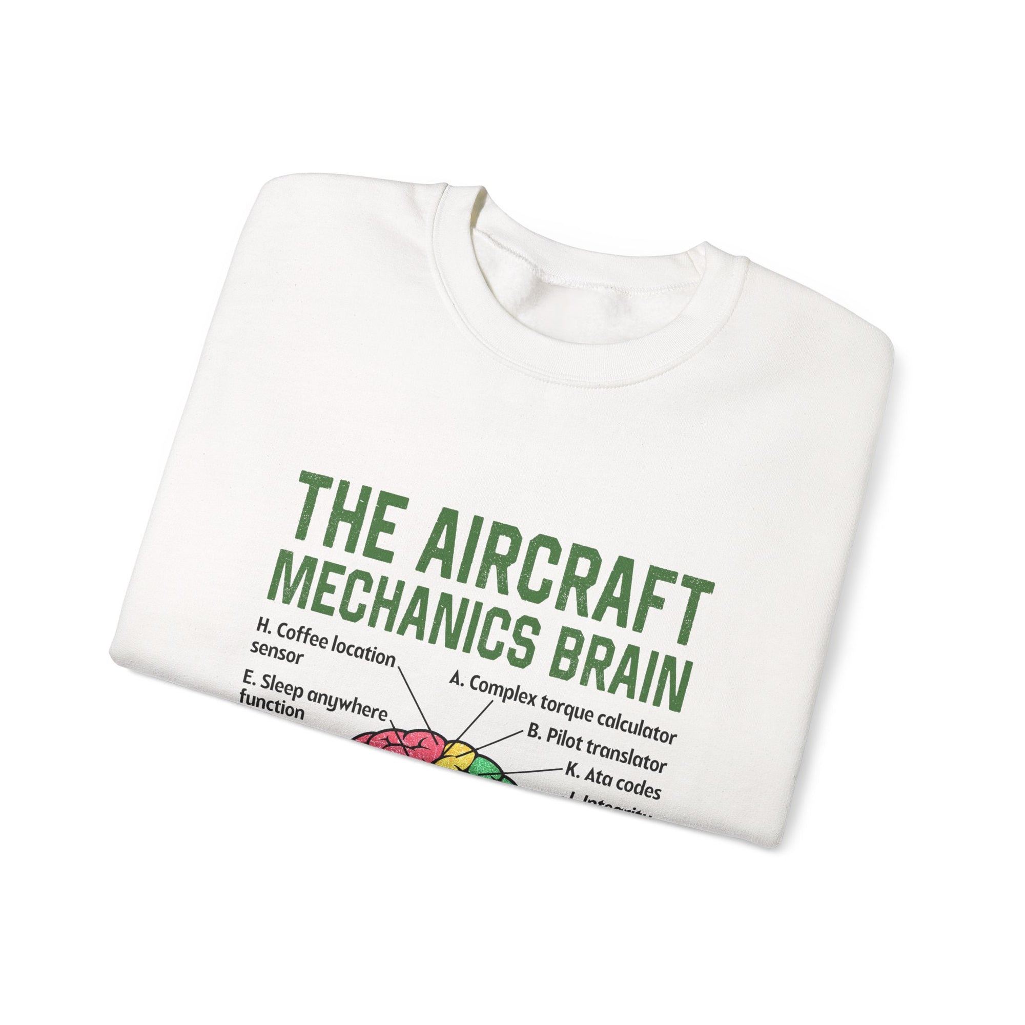 The Aircraft Mechanic’s Brain  -  Crewneck Sweatshirt
