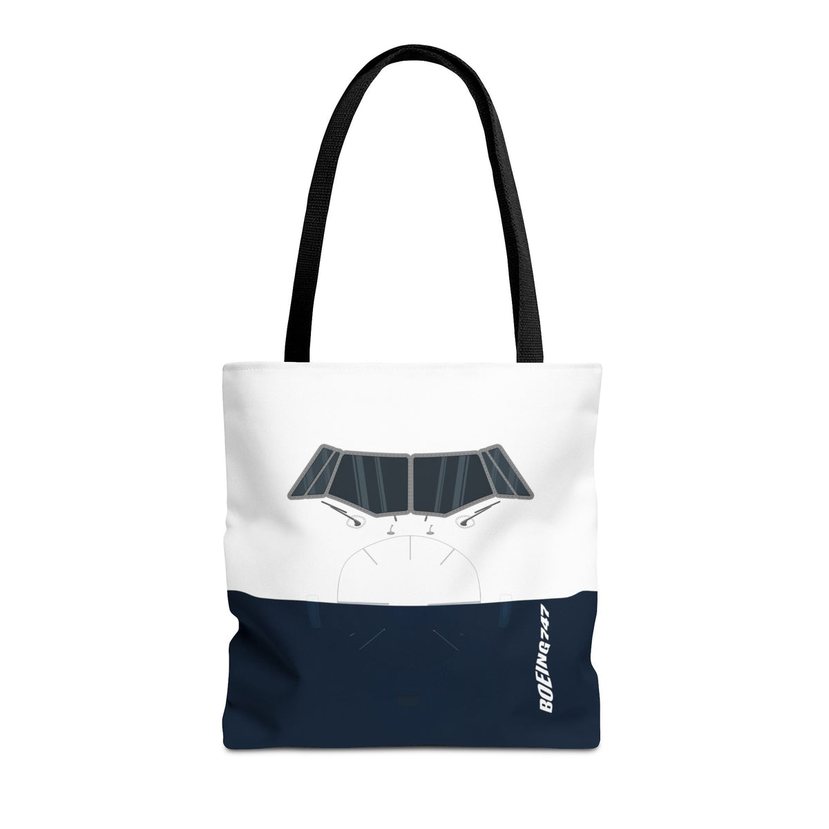 747 Tote Bag — Printed Green Travel Tote