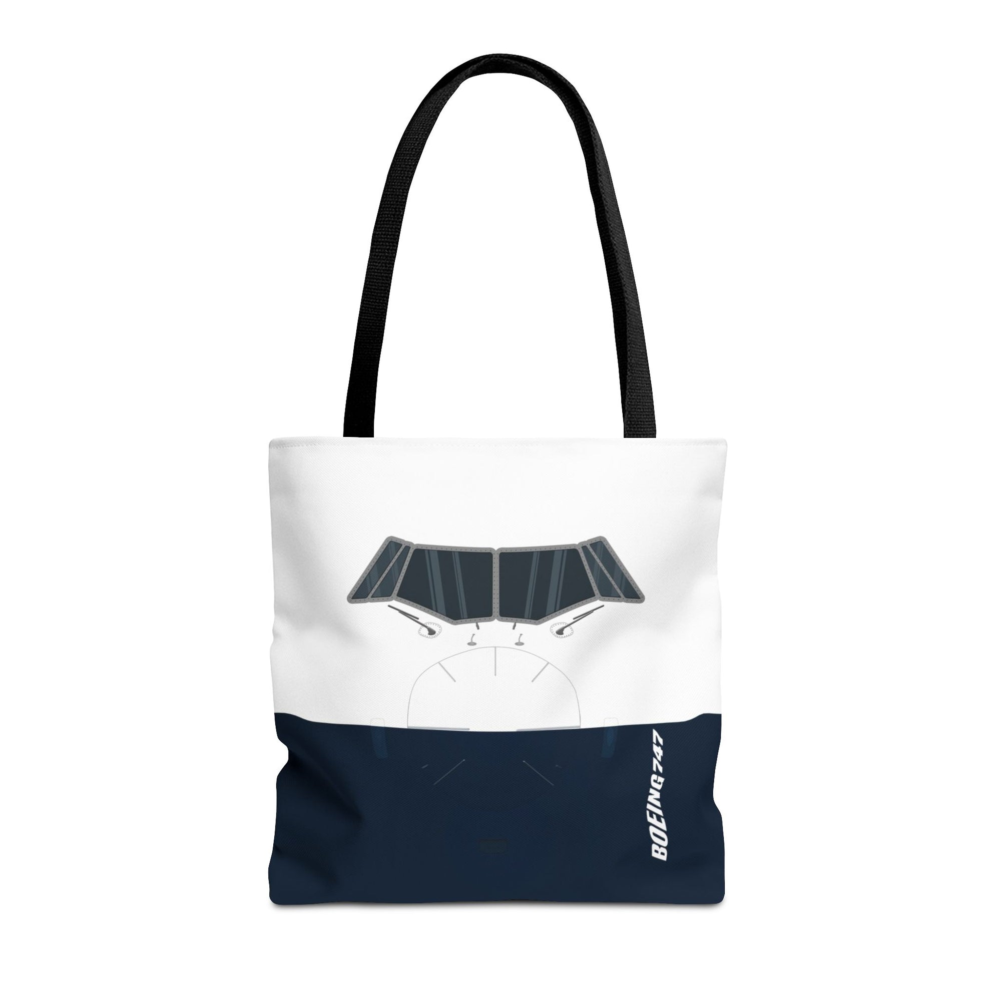 747 Tote Bag — Printed Green Travel Tote