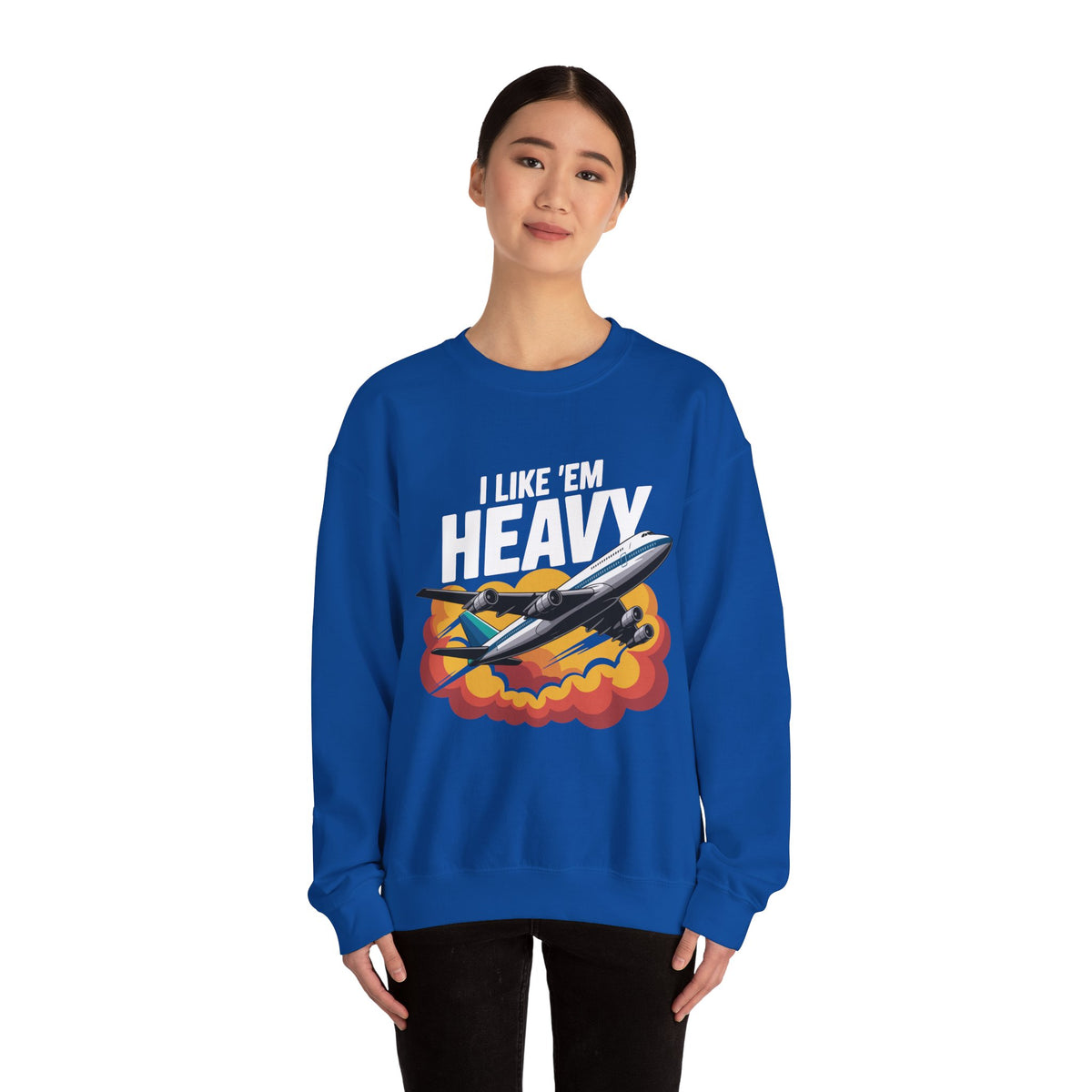 I like ‘Em Heavy -  Unisex Crewneck Sweatshirt