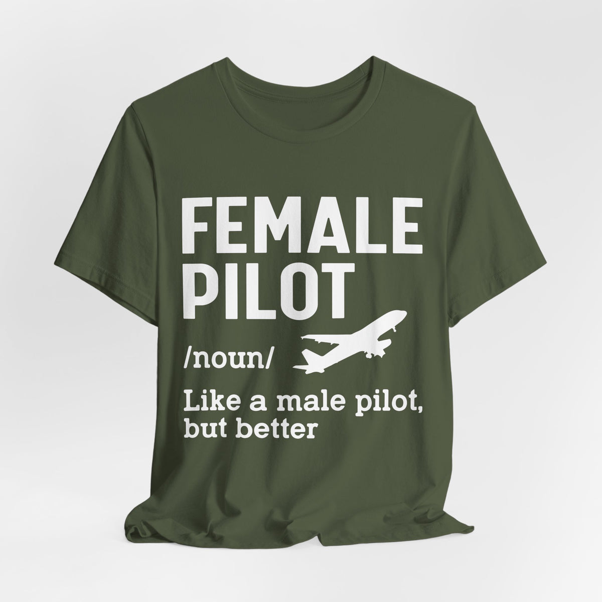 Female Pilot - Unisex Jersey Tee