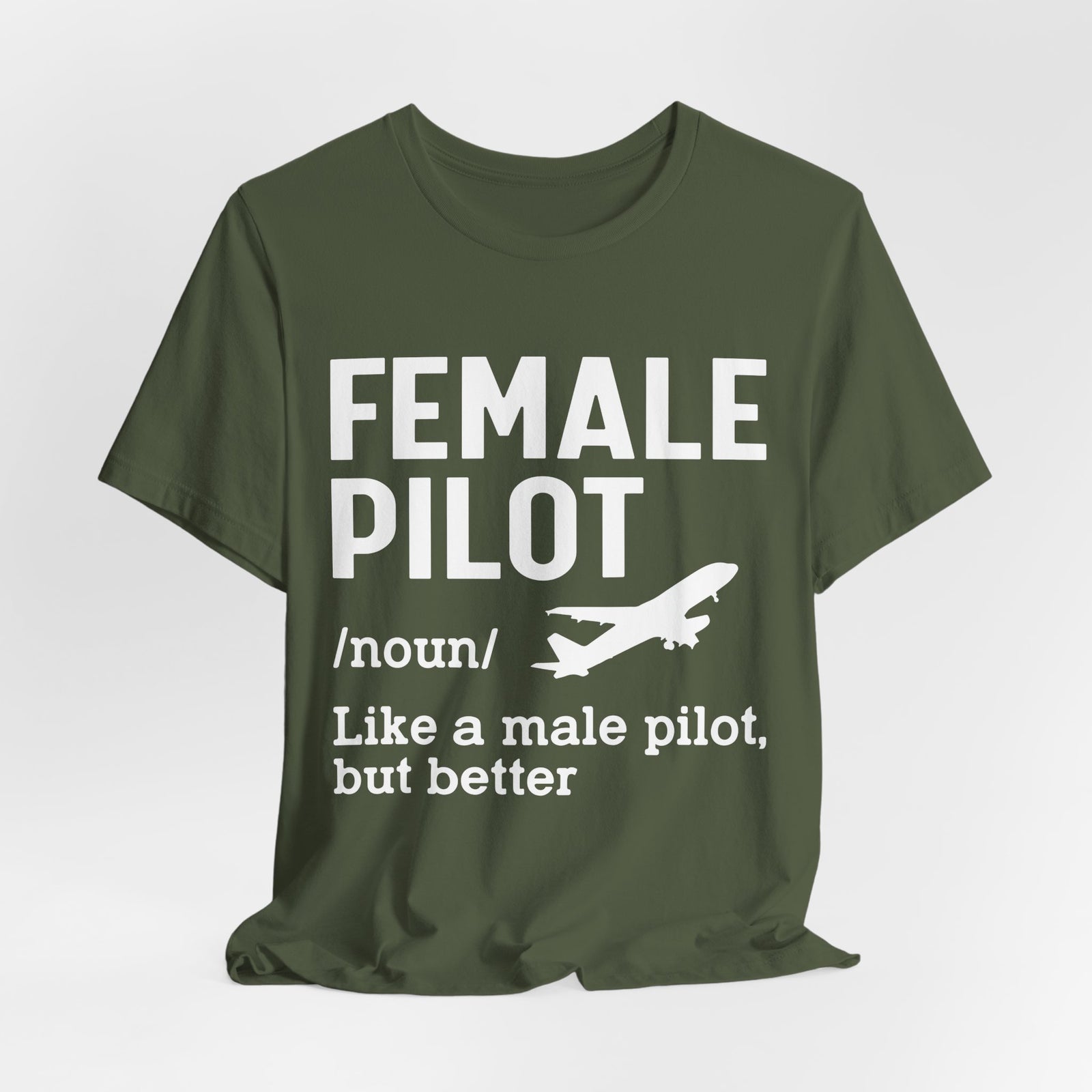 Female Pilot - Unisex Jersey Tee
