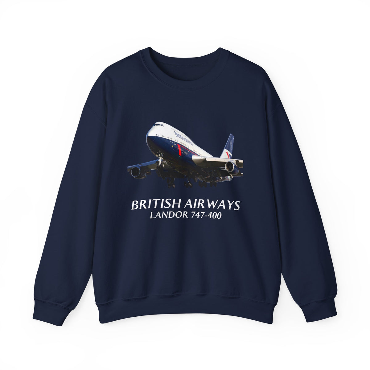 British Airways Landor 747-400  -  Crewneck Sweatshirt