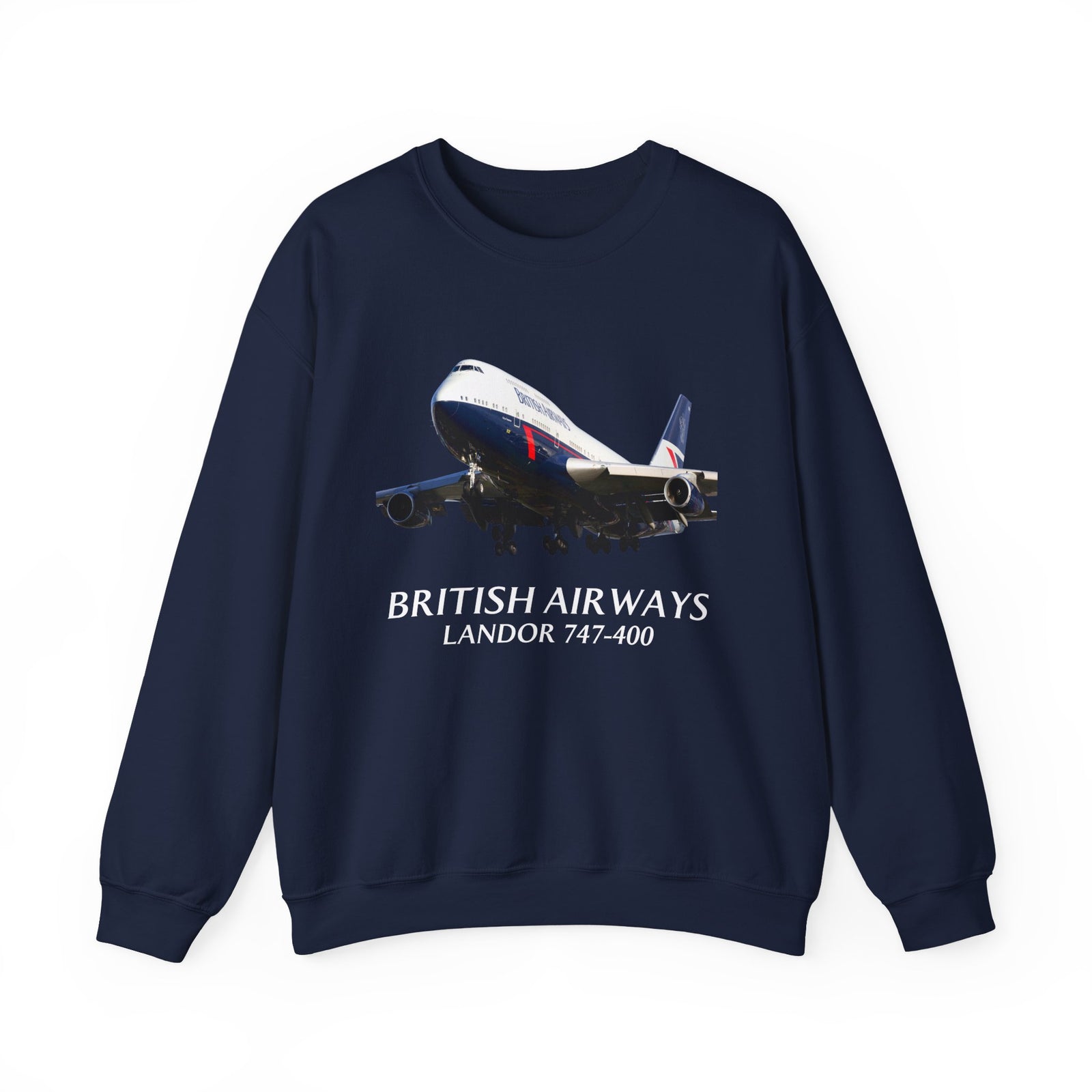 British Airways Landor 747-400  -  Crewneck Sweatshirt
