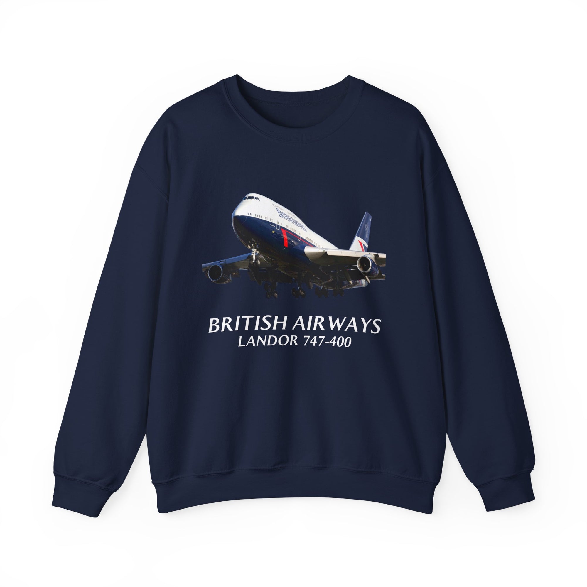 British Airways Landor 747-400  -  Crewneck Sweatshirt