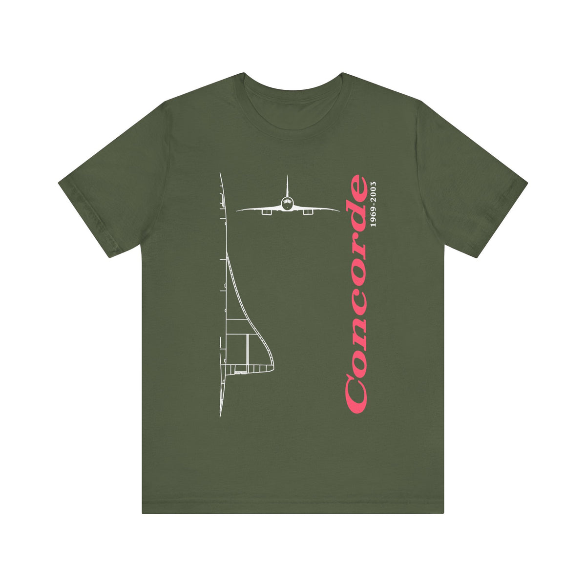Concorde 1969-2003 Unisex Jersey Tee - Perfect for Aviation Enthusiasts