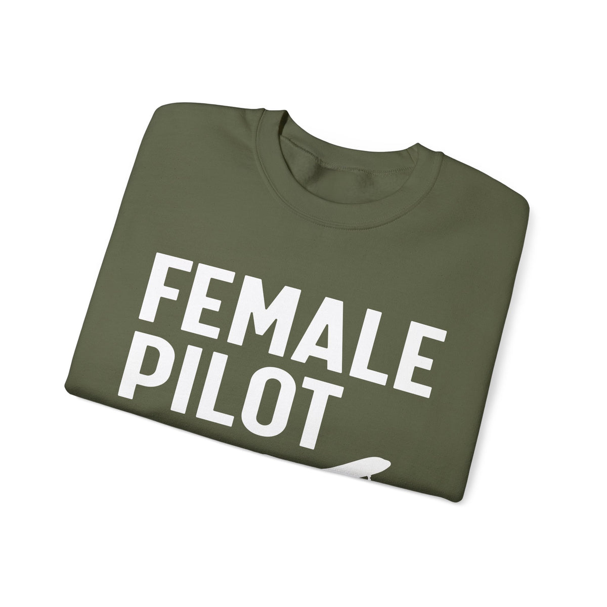 Female Pilot -  Unisex Crewneck Sweatshirt