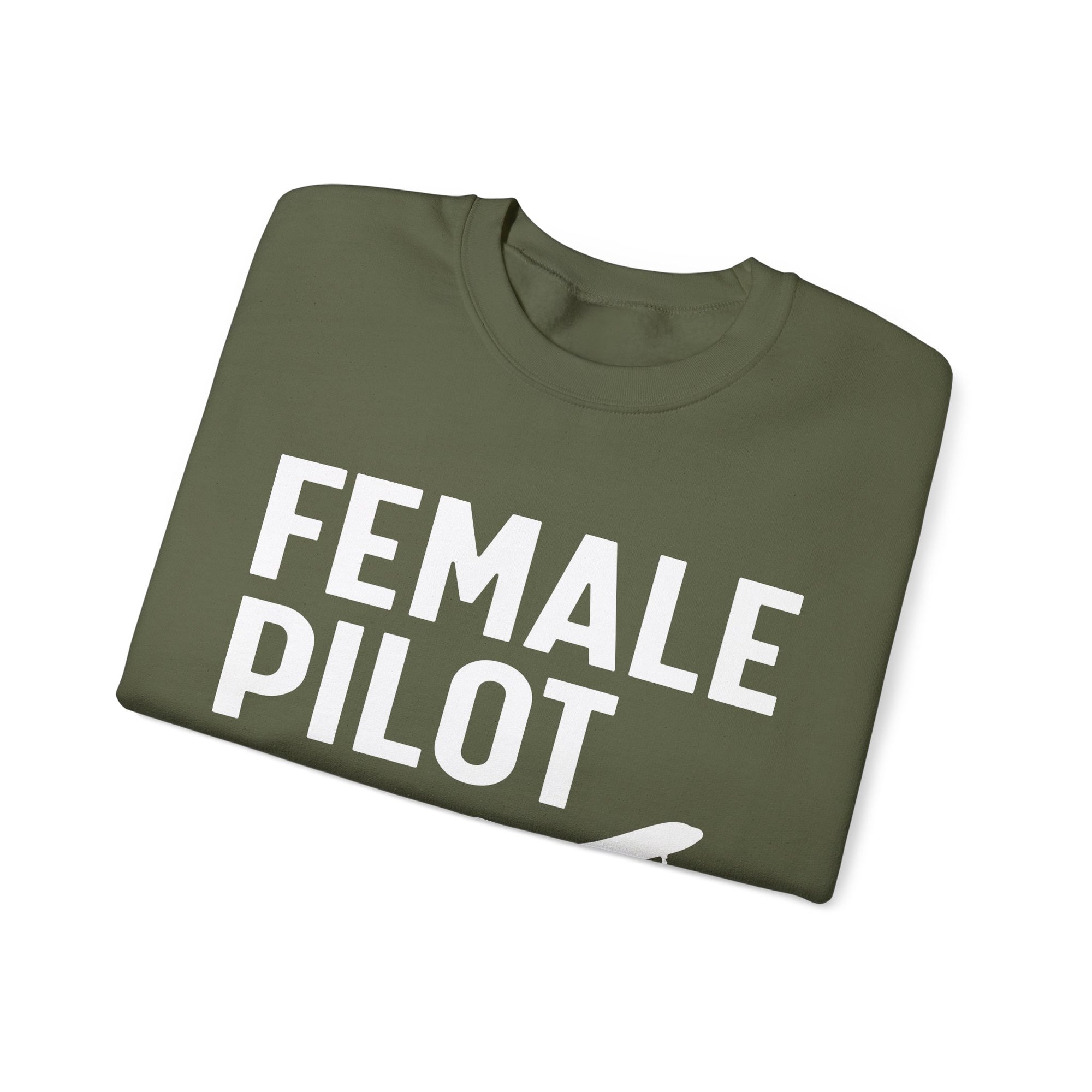 Female Pilot -  Unisex Crewneck Sweatshirt