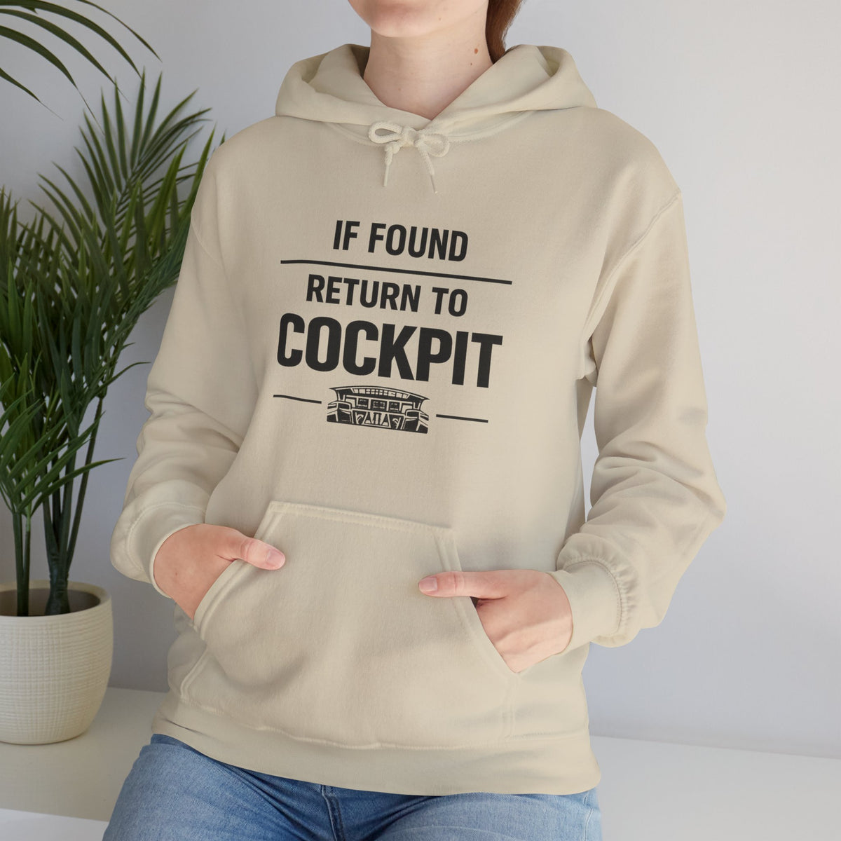 If Found: Return to the Cockpit - Pullover Hoodie