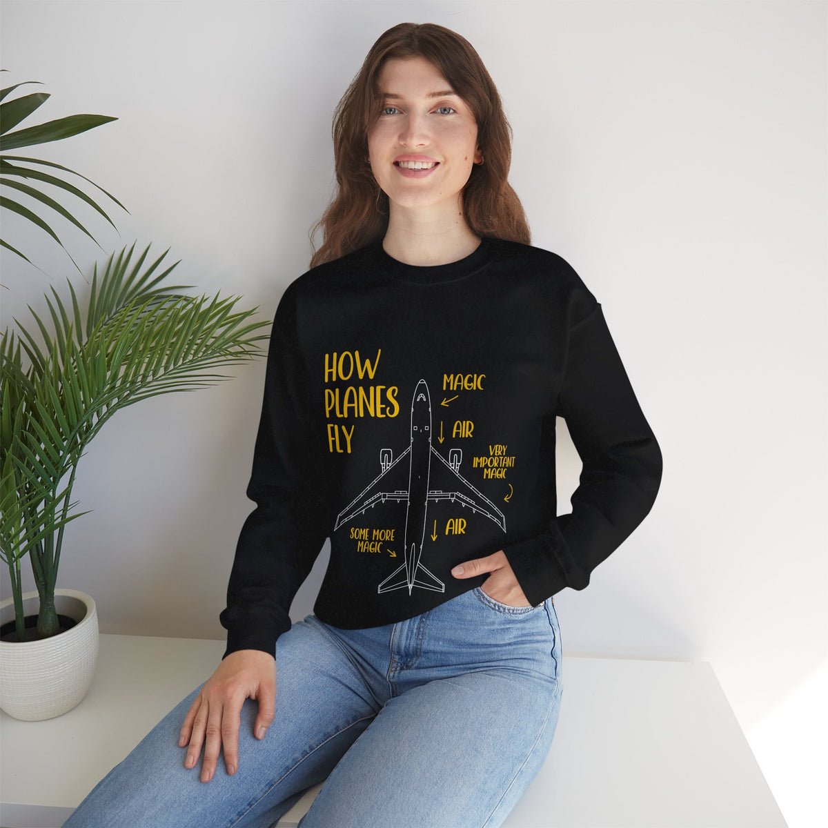 How Planes Fly?  -  Crewneck Sweatshirt