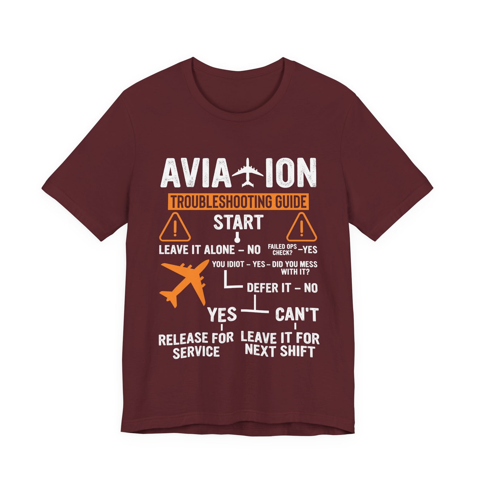 Aviation Troubleshooting Guide - Unisex Jersey Tee
