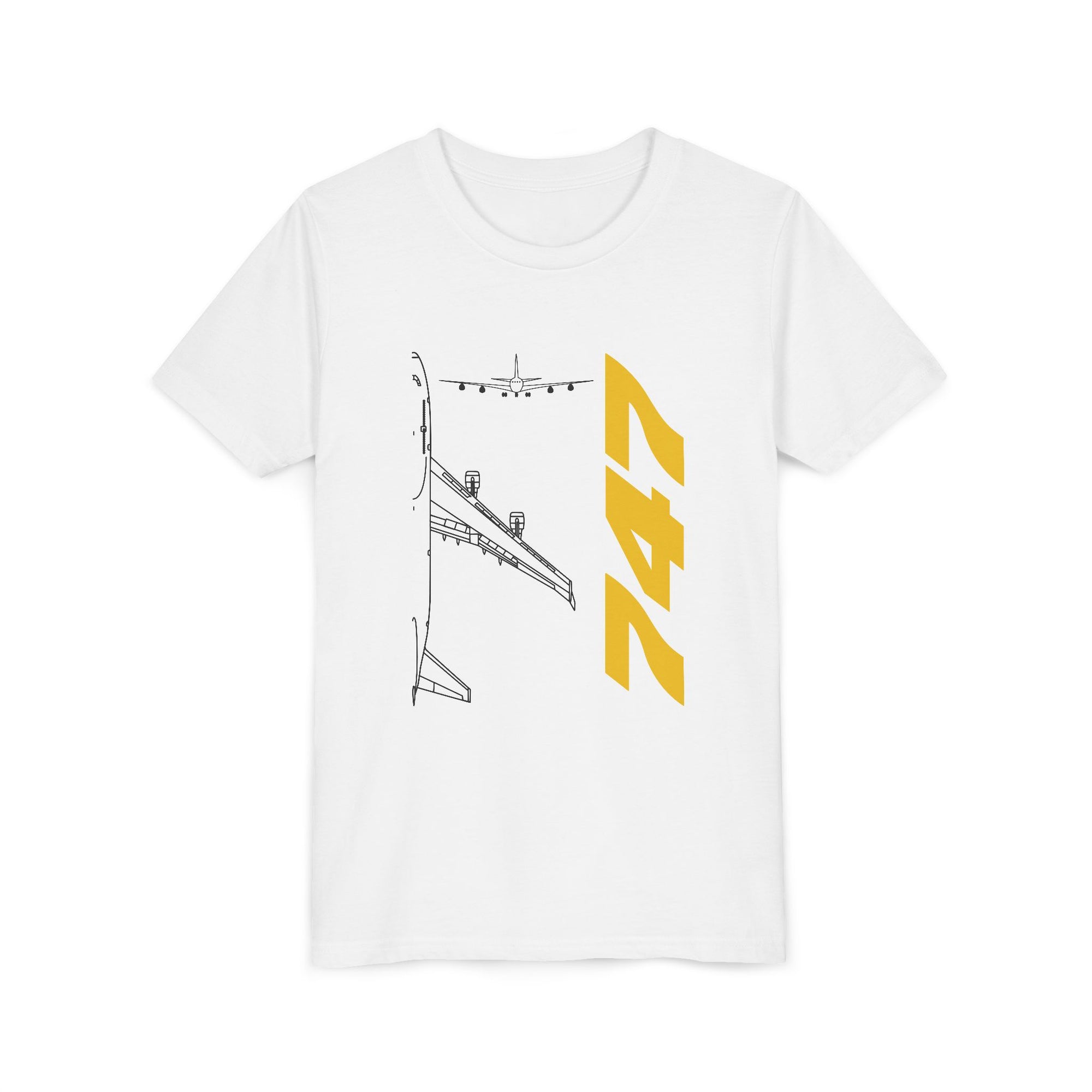 Boeing 747 - Unisex Youth Short Sleeve Tee