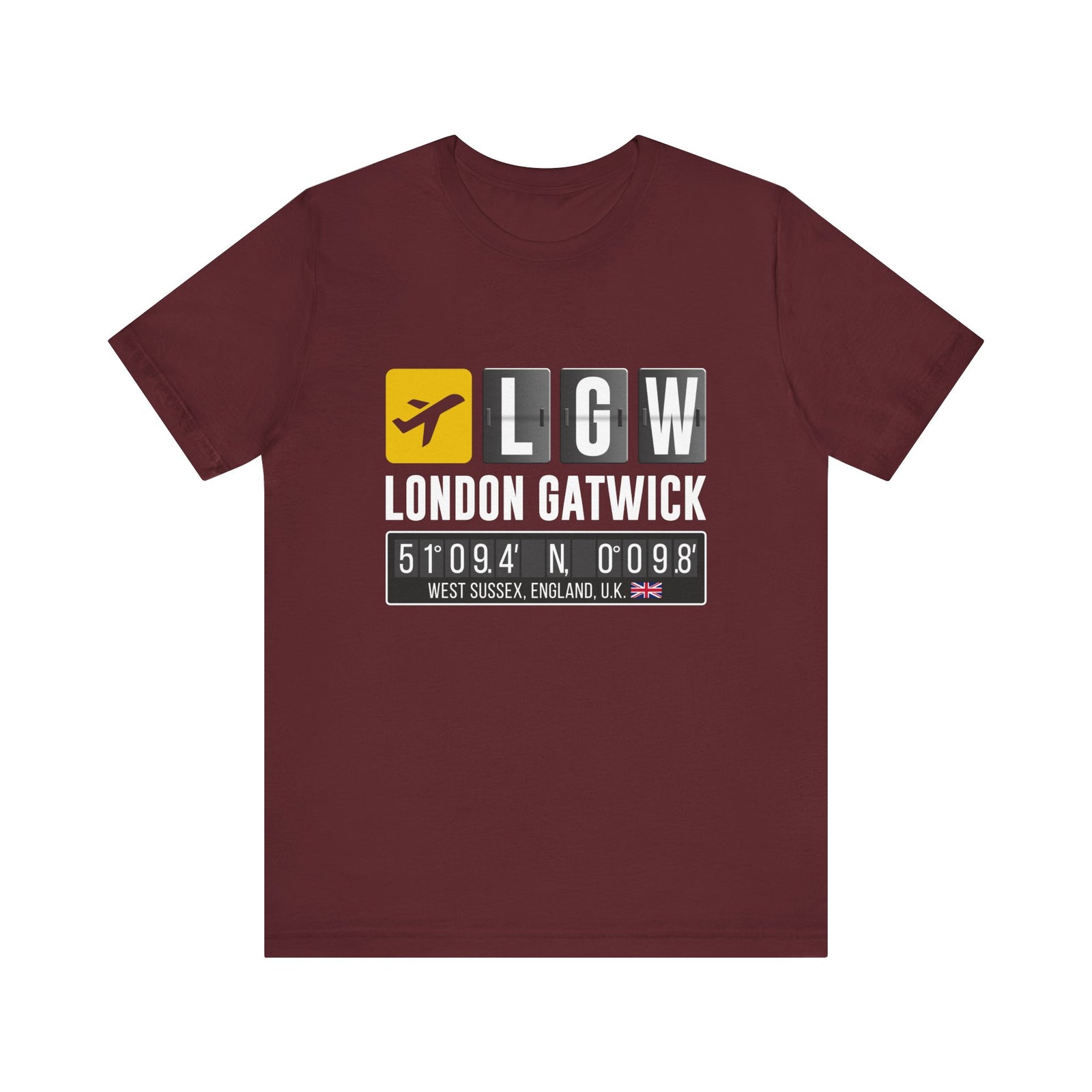 LGW London Gatwick - Unisex Jersey Tee