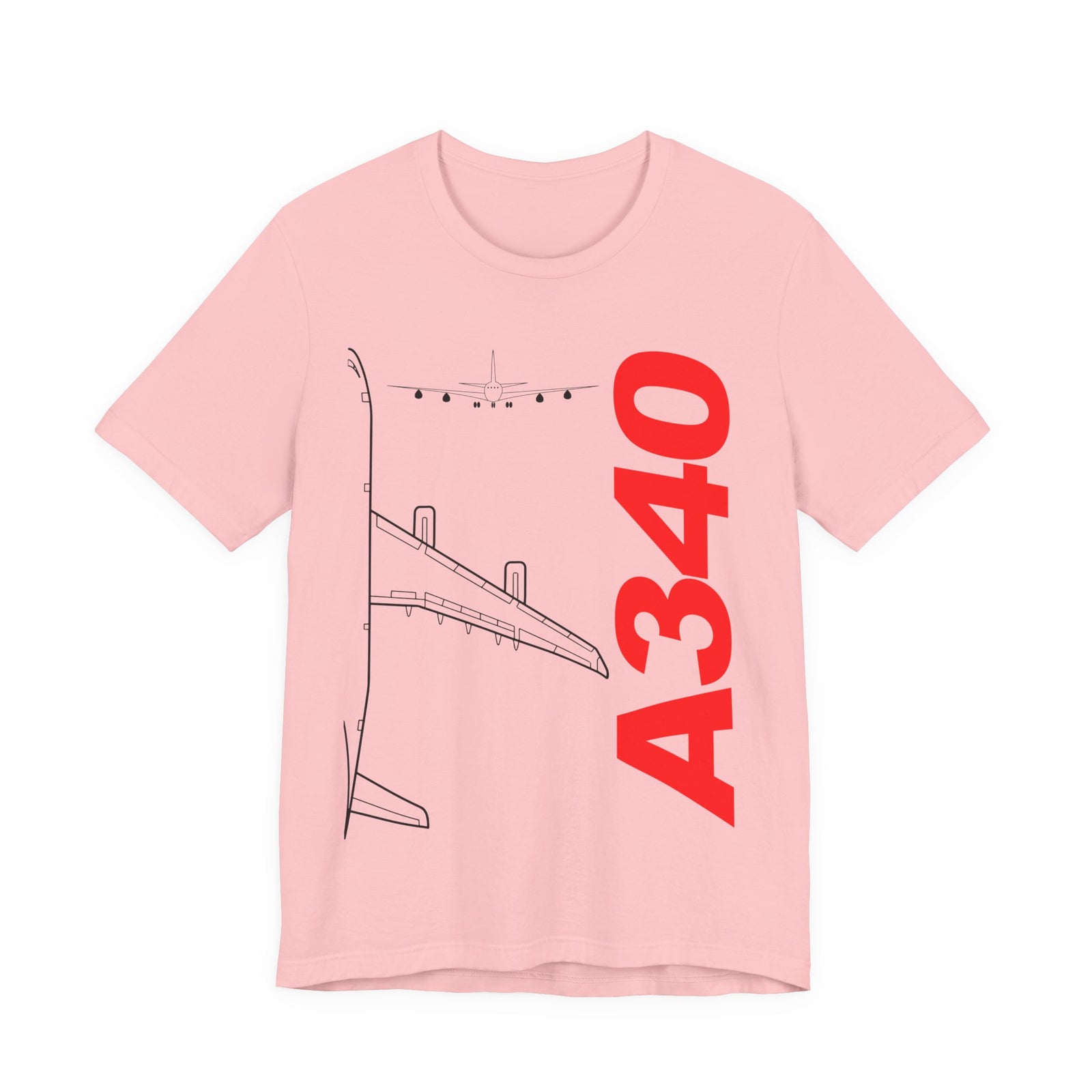 Airbus A340 Unisex Jersey Tee - Perfect for Aviation Enthusiasts