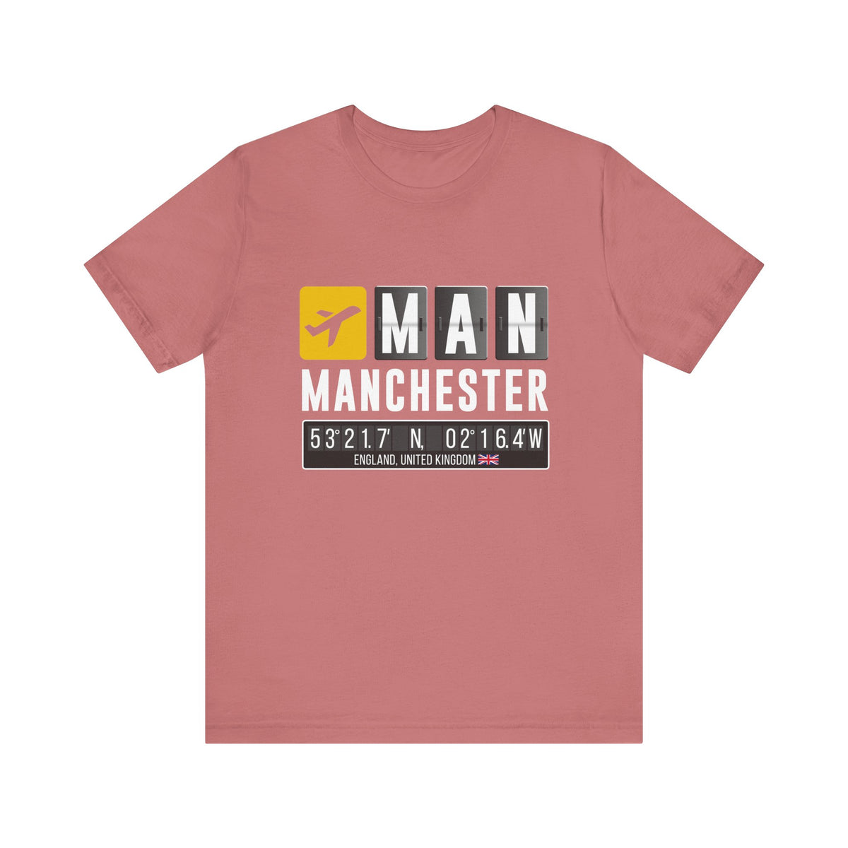 MAN Manchester Airport UK  - Unisex Jersey Tee