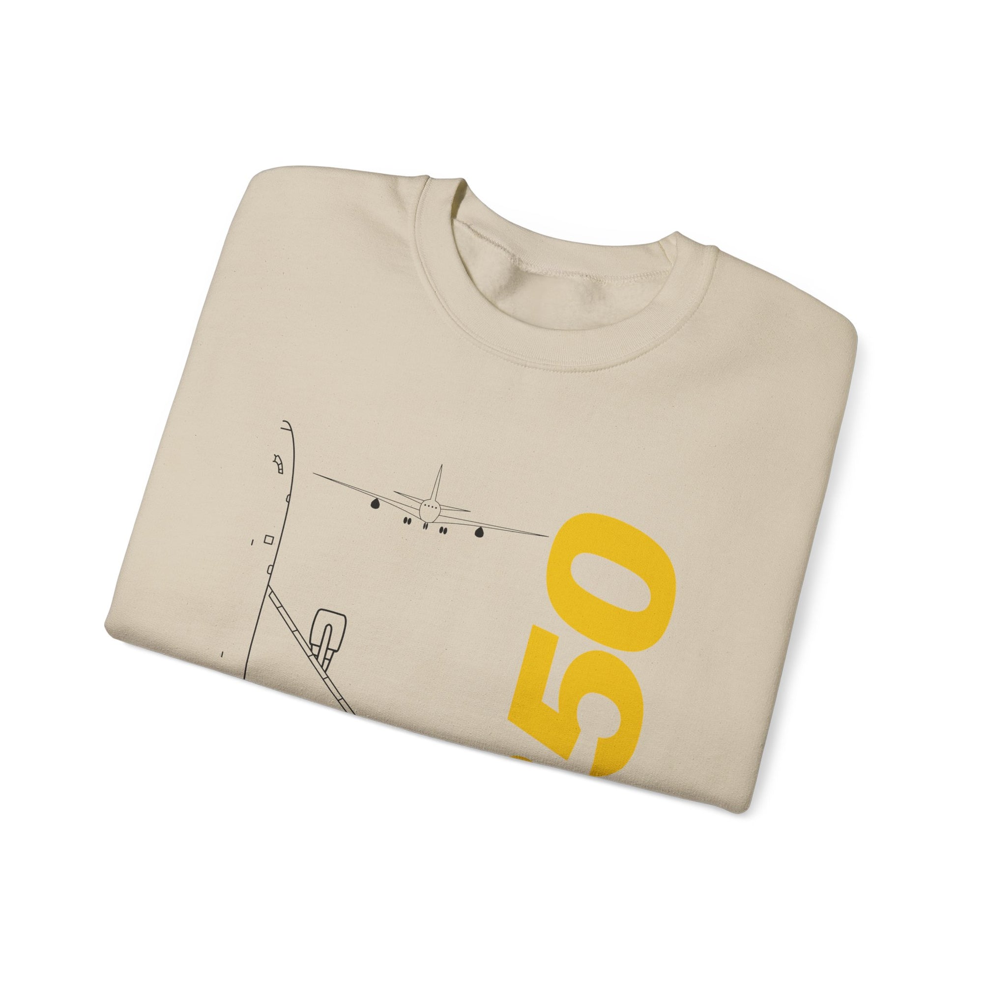 Airbus A350 Crewneck Sweatshirt - Travel Inspiring Cozy Apparel