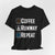 Coffee Runway Repeat - Unisex Jersey Tee