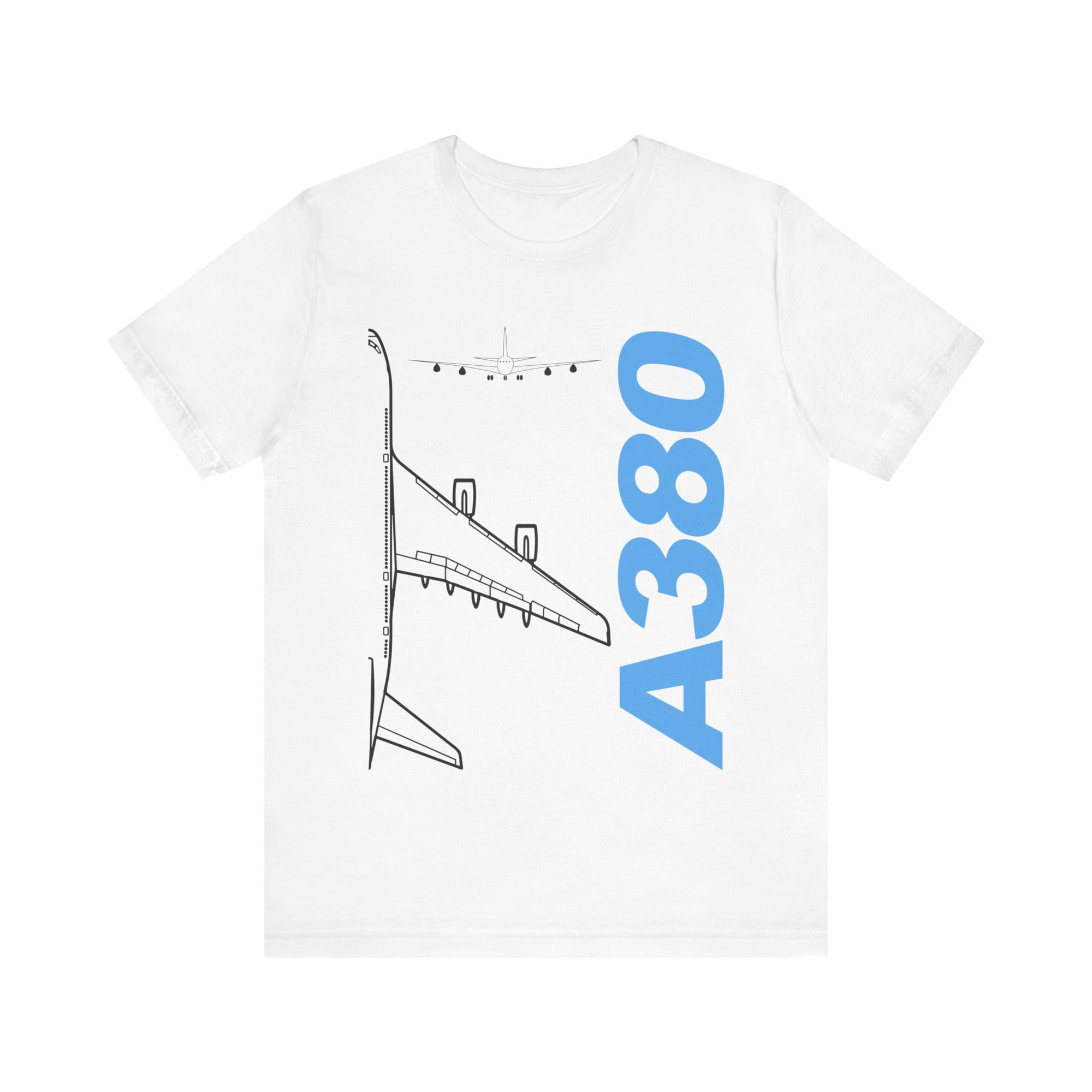 Airbus A380 Unisex Jersey Tee - Perfect for Aviation Enthusiasts