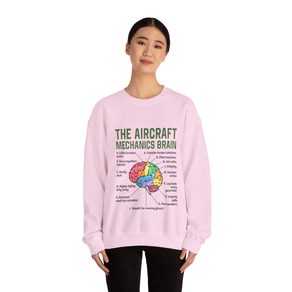 The Aircraft Mechanic’s Brain  -  Crewneck Sweatshirt