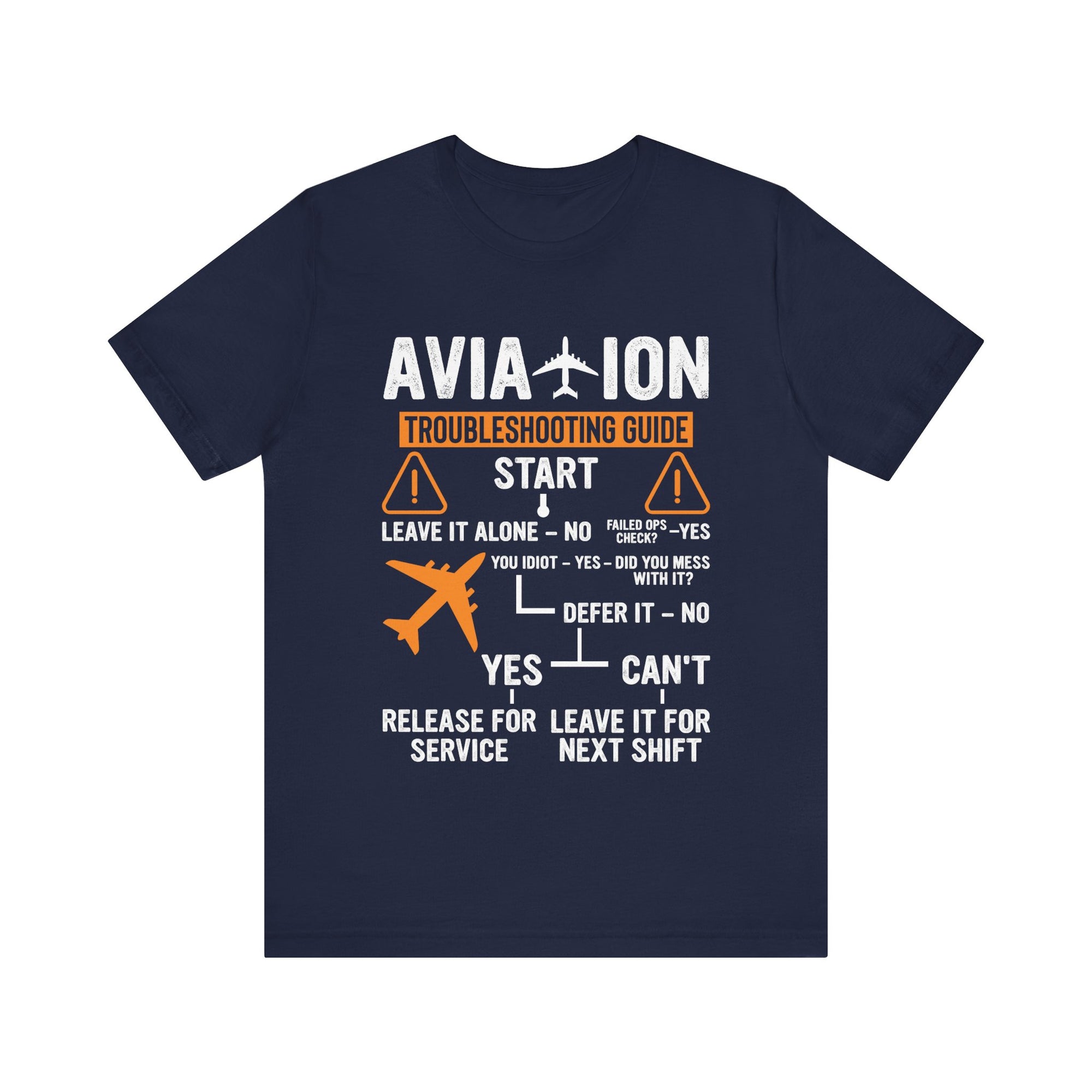 Aviation Troubleshooting Guide - Unisex Jersey Tee