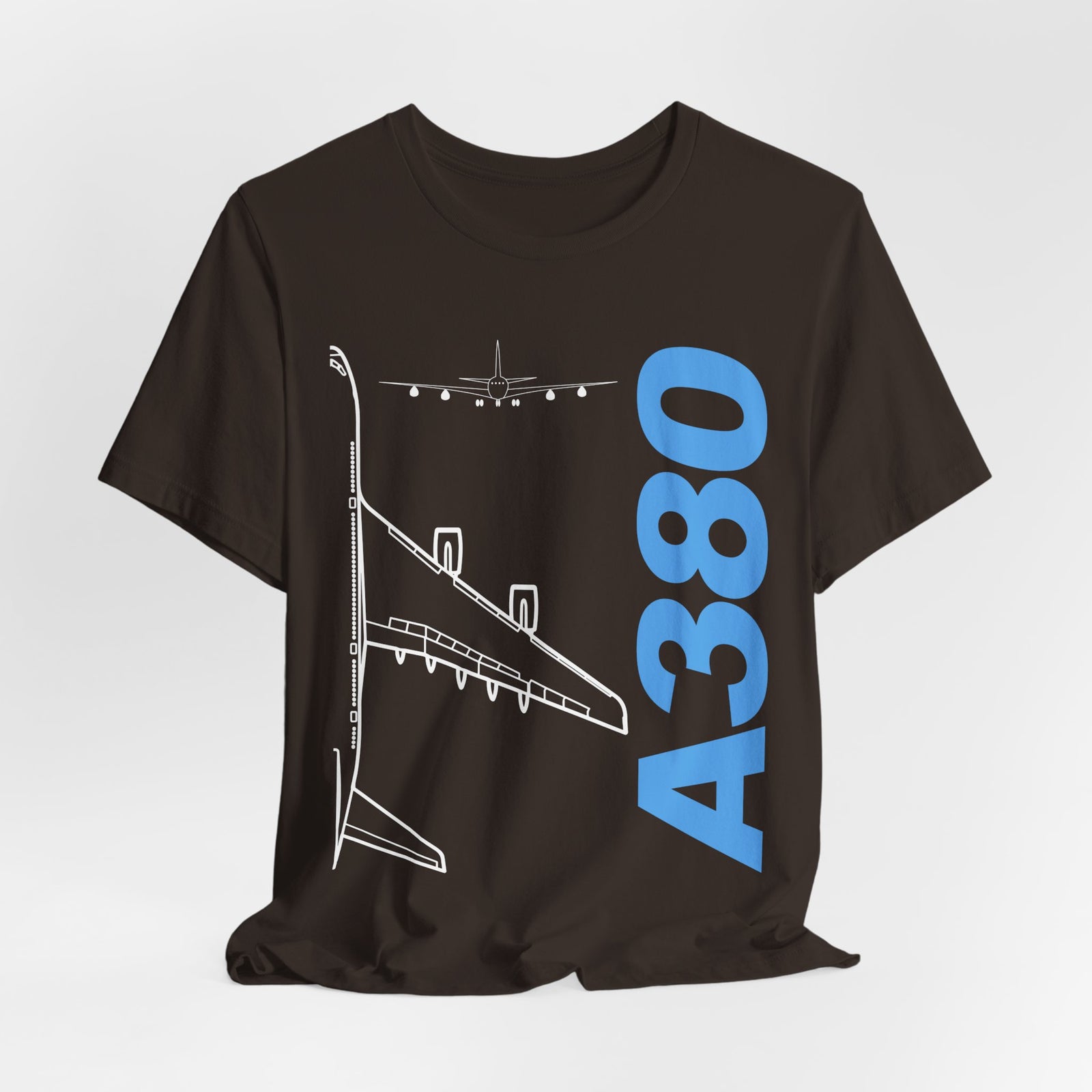 Airbus A380 Unisex Jersey Tee - Perfect for Aviation Enthusiasts