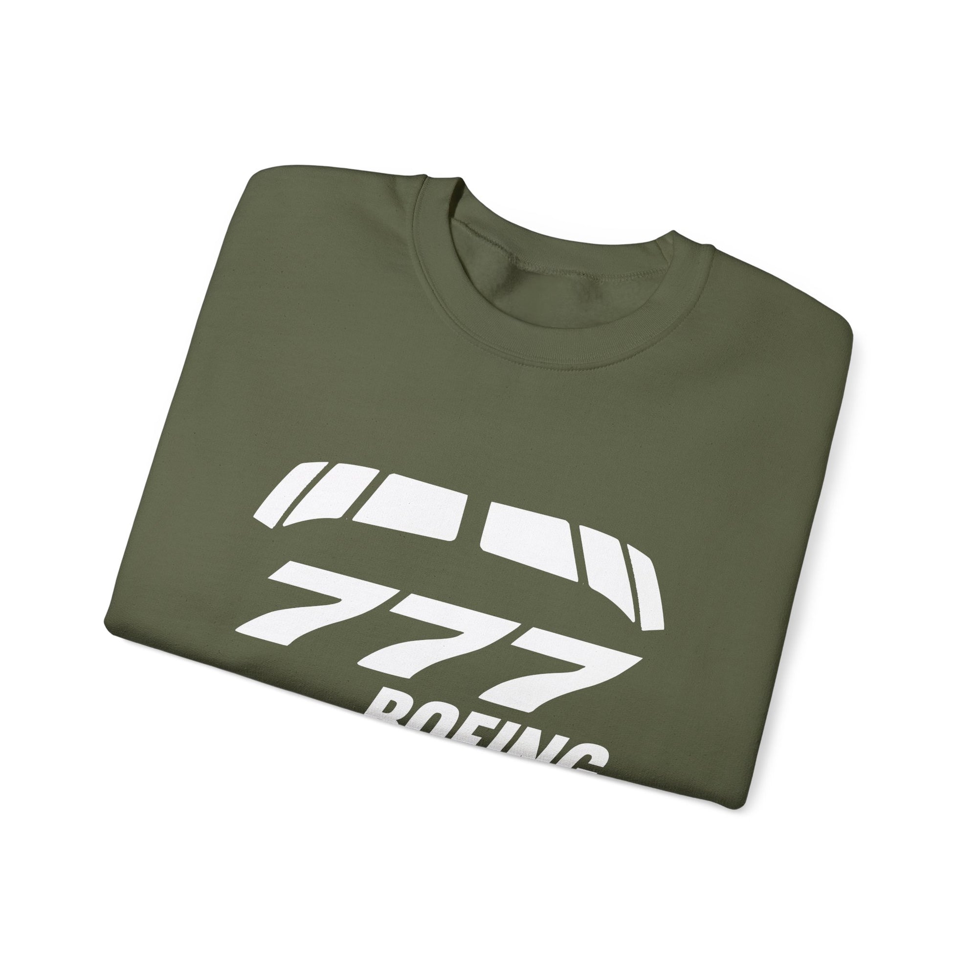 Boeing 777 Windshield Crewneck Sweatshirt - Travel Inspiring Cozy Apparel