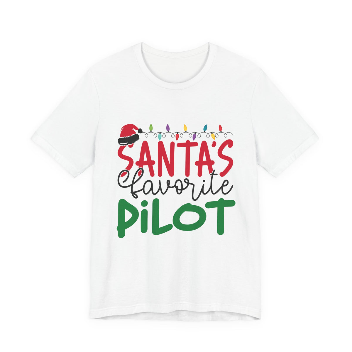 Santa’s favourite pilot Unisex Jersey Tee - Perfect for Aviation Enthusiasts