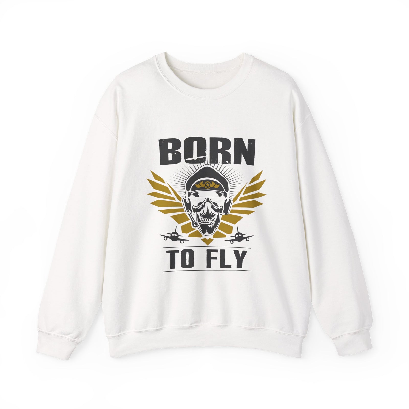 Born To Fly Crewneck Sweatshirt - Travel Inspiring Cozy Apparel