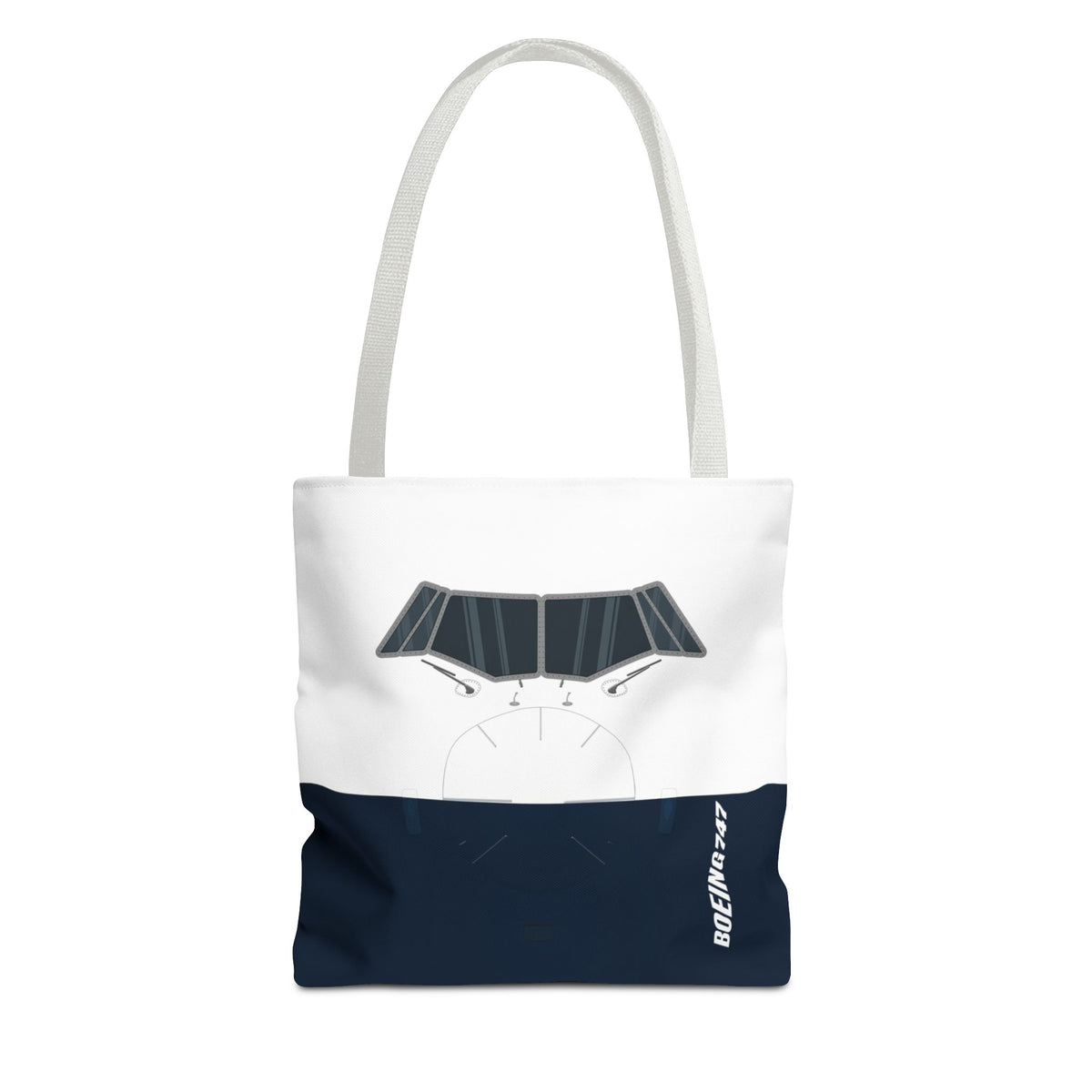 747 Tote Bag — Printed Green Travel Tote