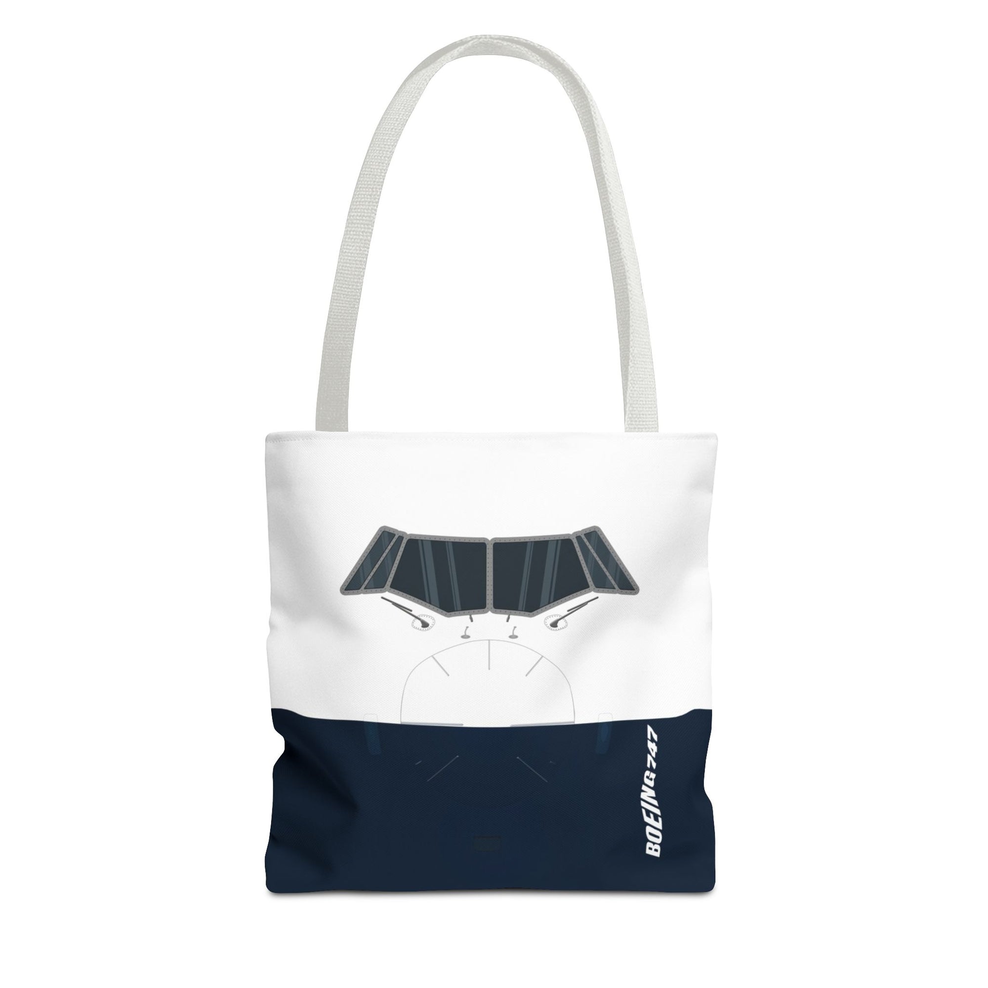 747 Tote Bag — Printed Green Travel Tote