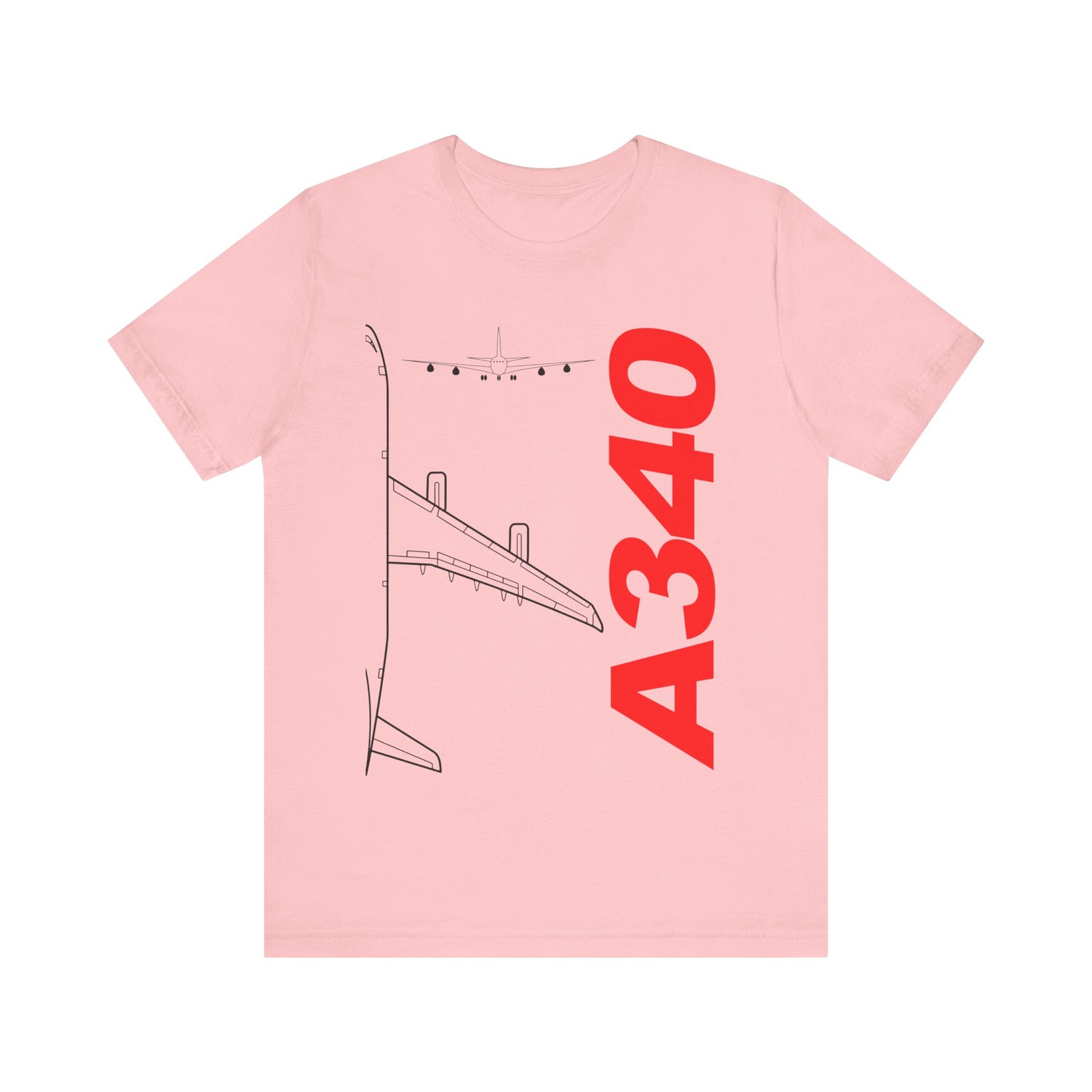 Airbus A340 Unisex Jersey Tee - Perfect for Aviation Enthusiasts