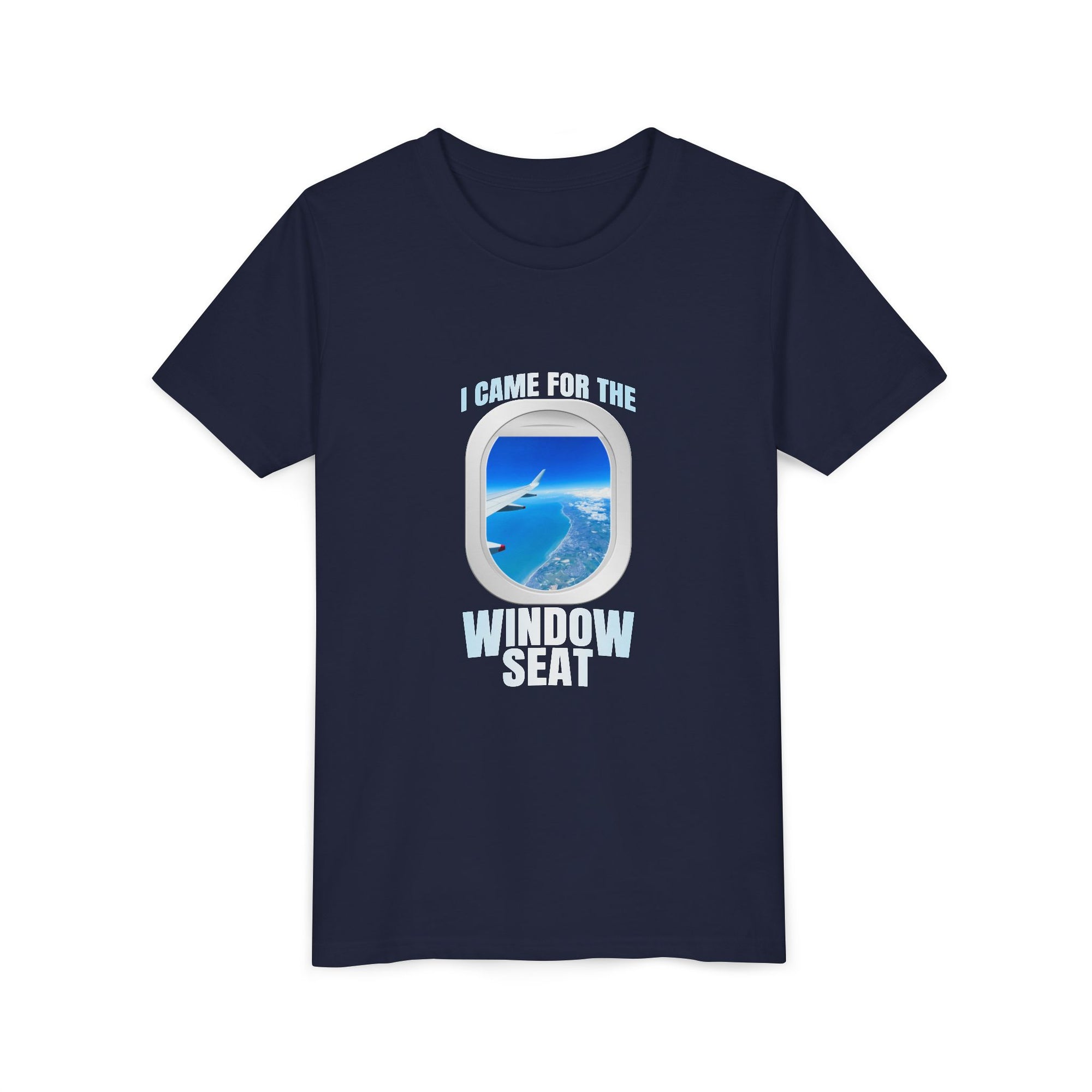 I Came For The Window Seat - Unisex Youth Short Sleeve Tee