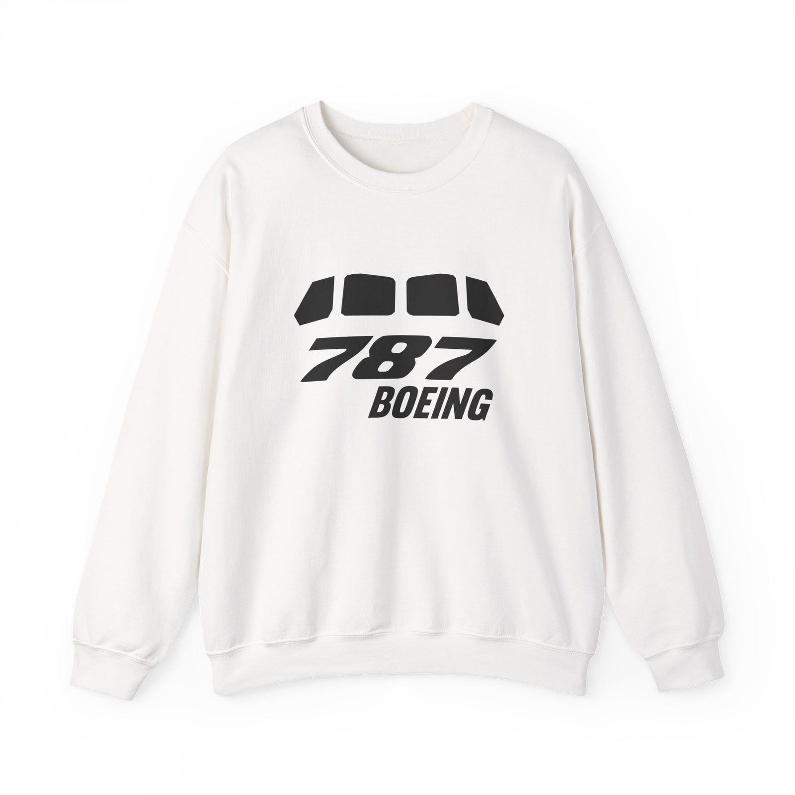 Boeing 787 Windshield Crewneck Sweatshirt - Travel Inspiring Cozy Apparel