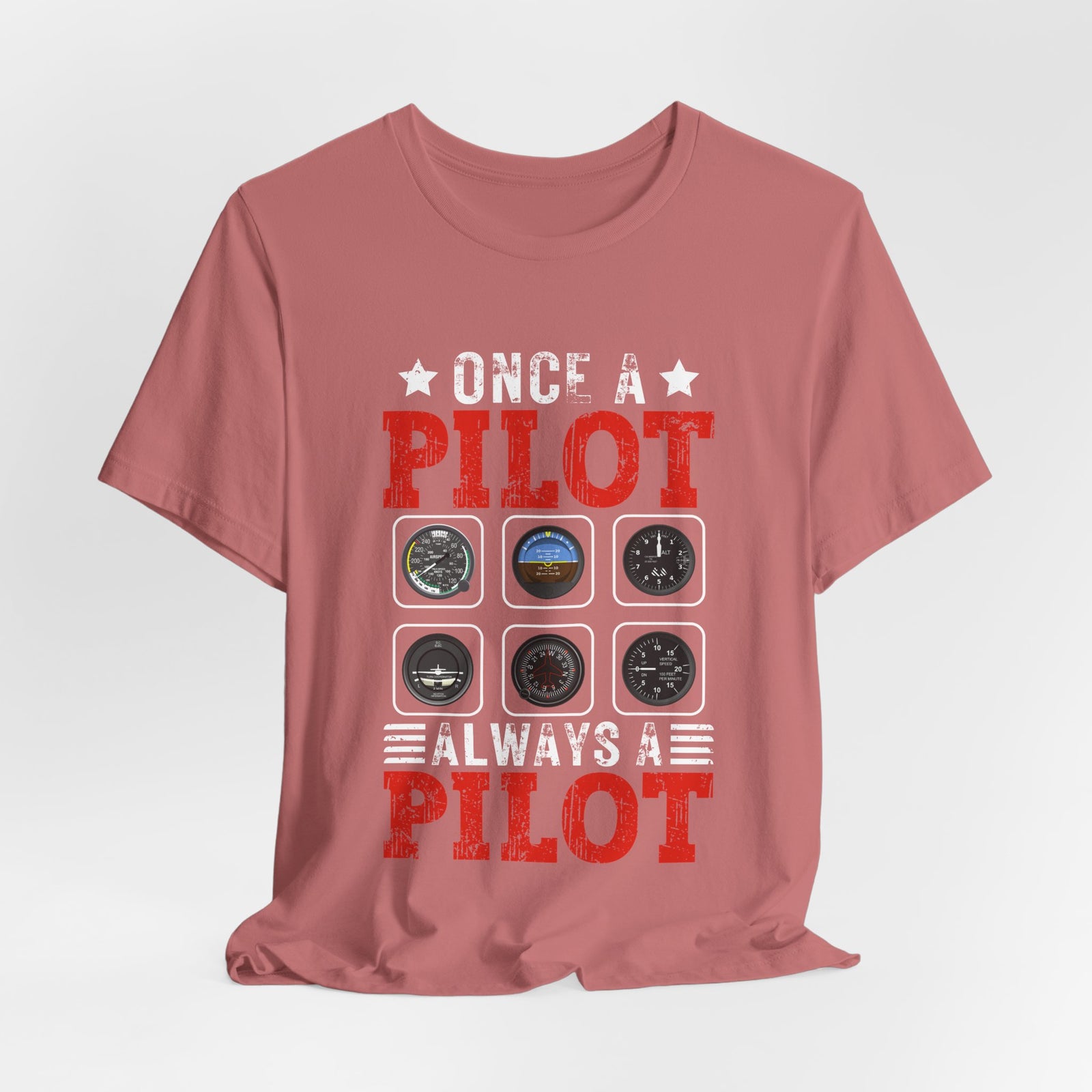 Once A Pilot Always A Pilot - Unisex Jersey Tee
