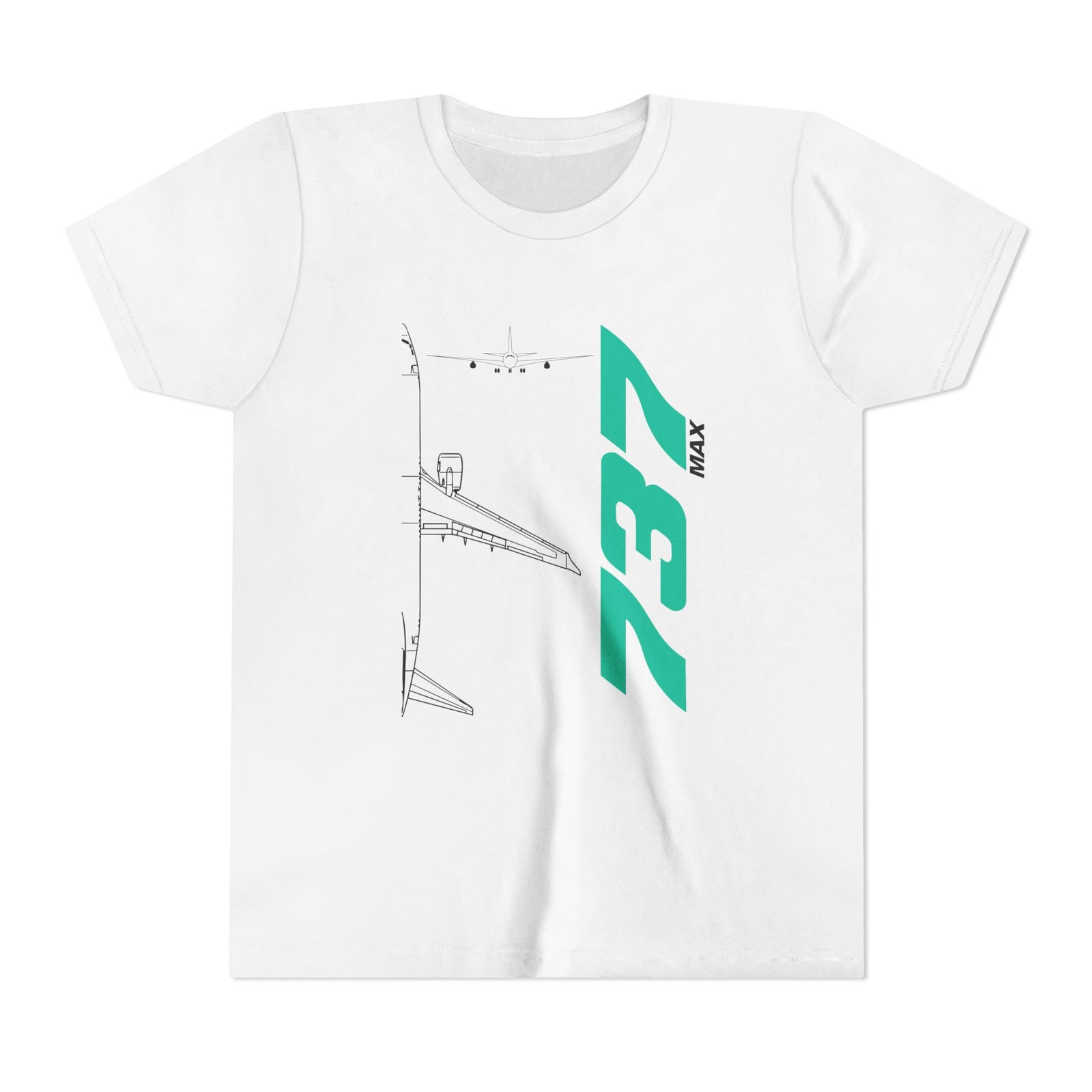 Boeing 737 Max - Unisex Youth Short Sleeve Tee