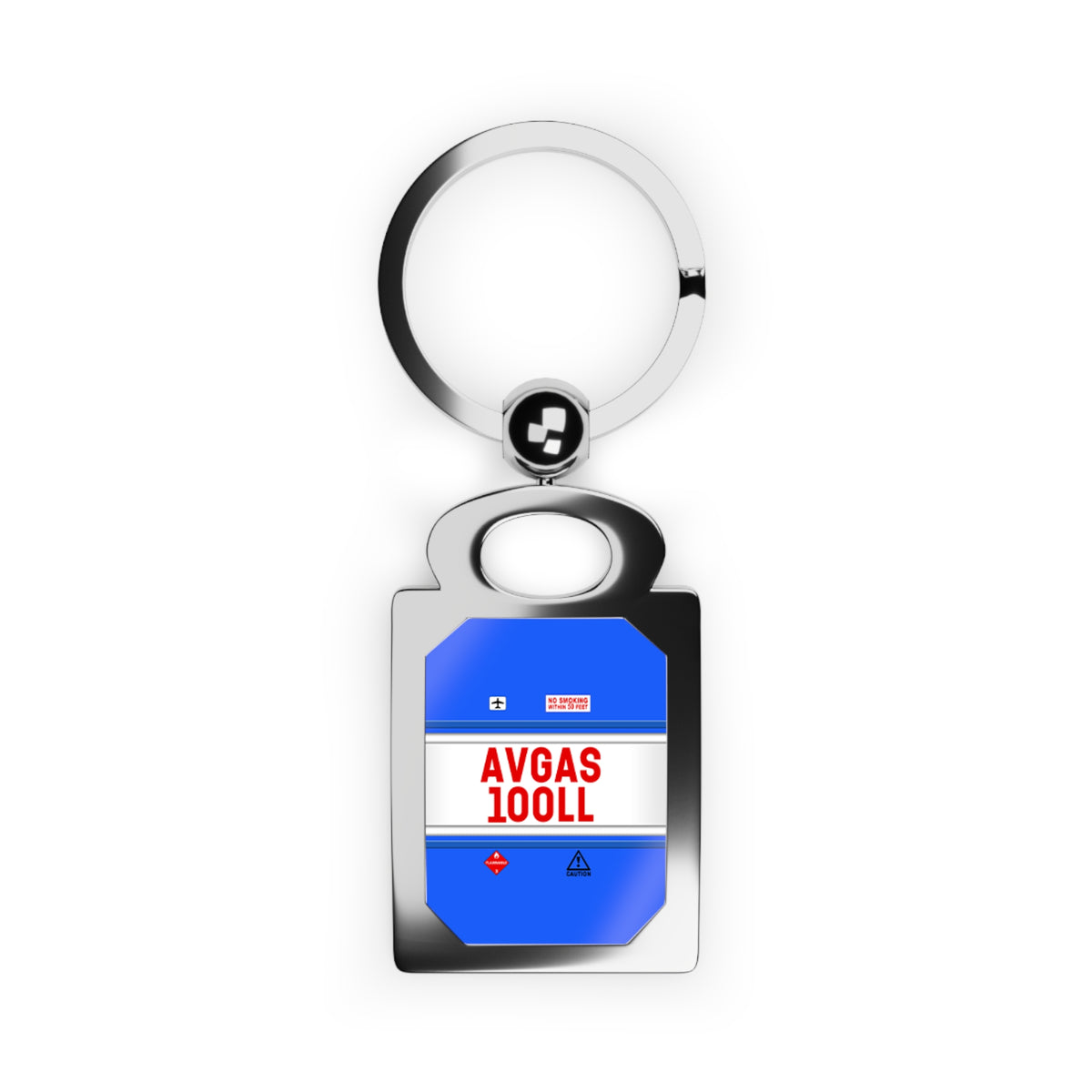 Avgas 100ll - Rectangle Keyring