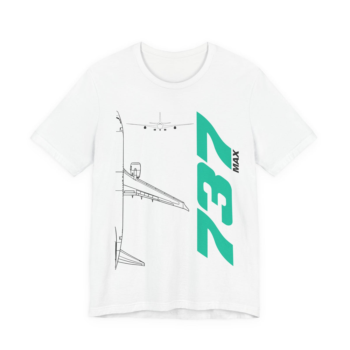 Boeing 737 Max  Unisex Jersey Tee - Perfect for Aviation Enthusiasts