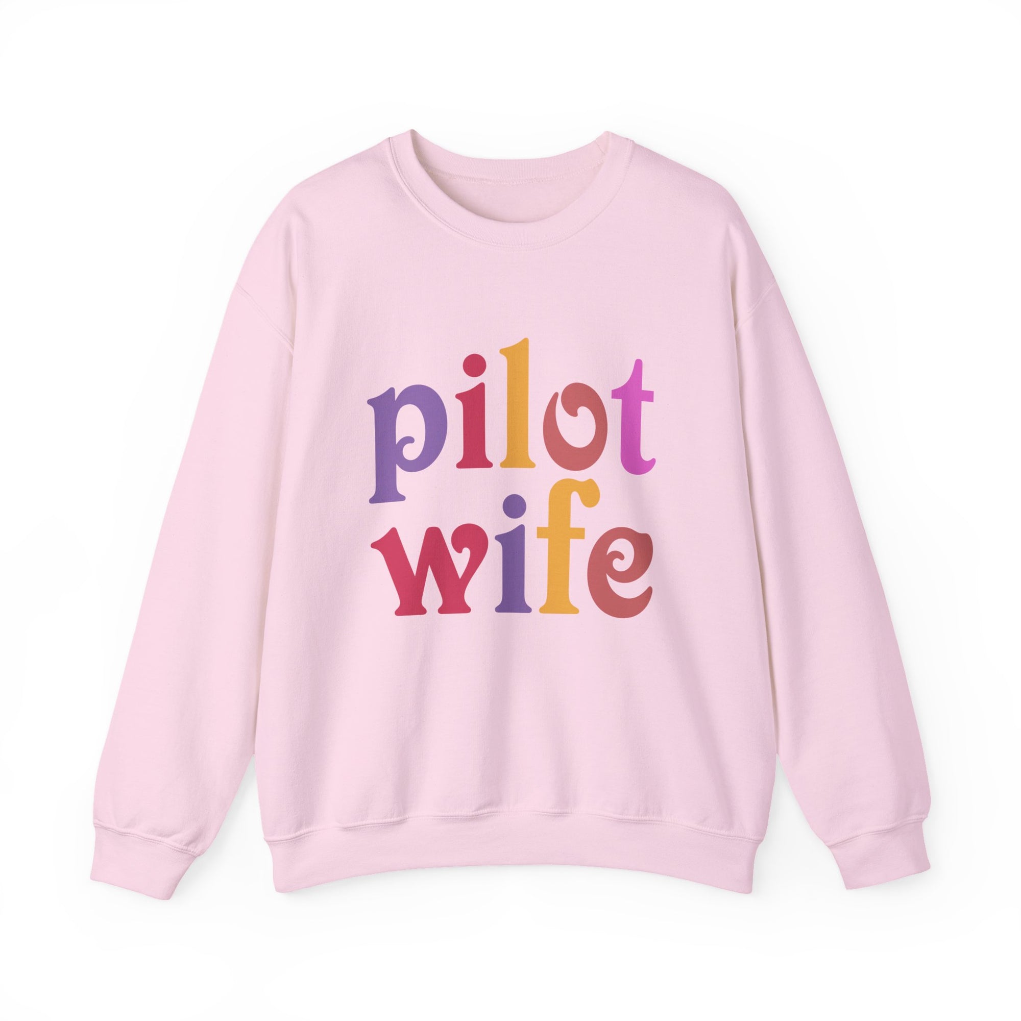 Pilot Wife Crewneck Sweatshirt - Travel Inspiring Cozy Apparel