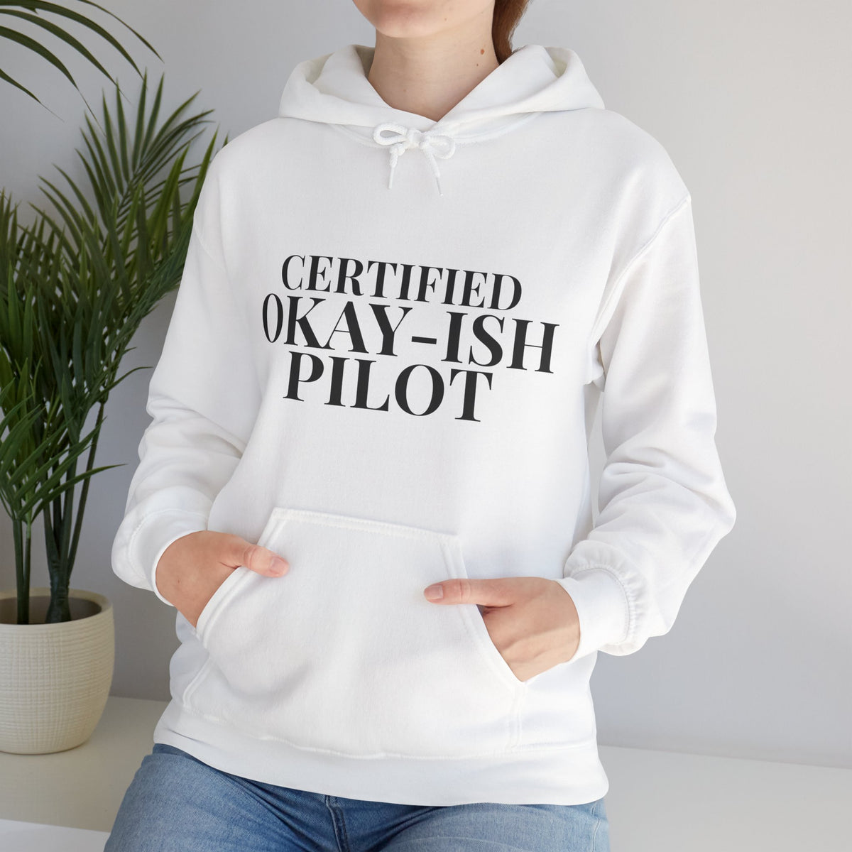 Certified Okay-ish Pilot - Pullover Hoodie