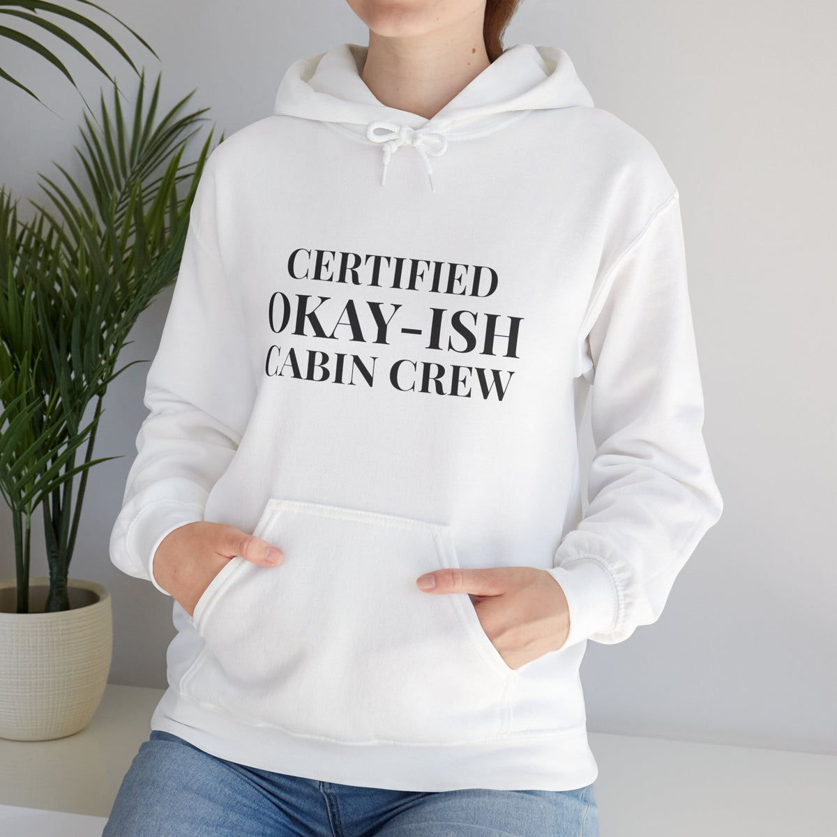 Certified Okay-ish Cabin Crew - Pullover Hoodie