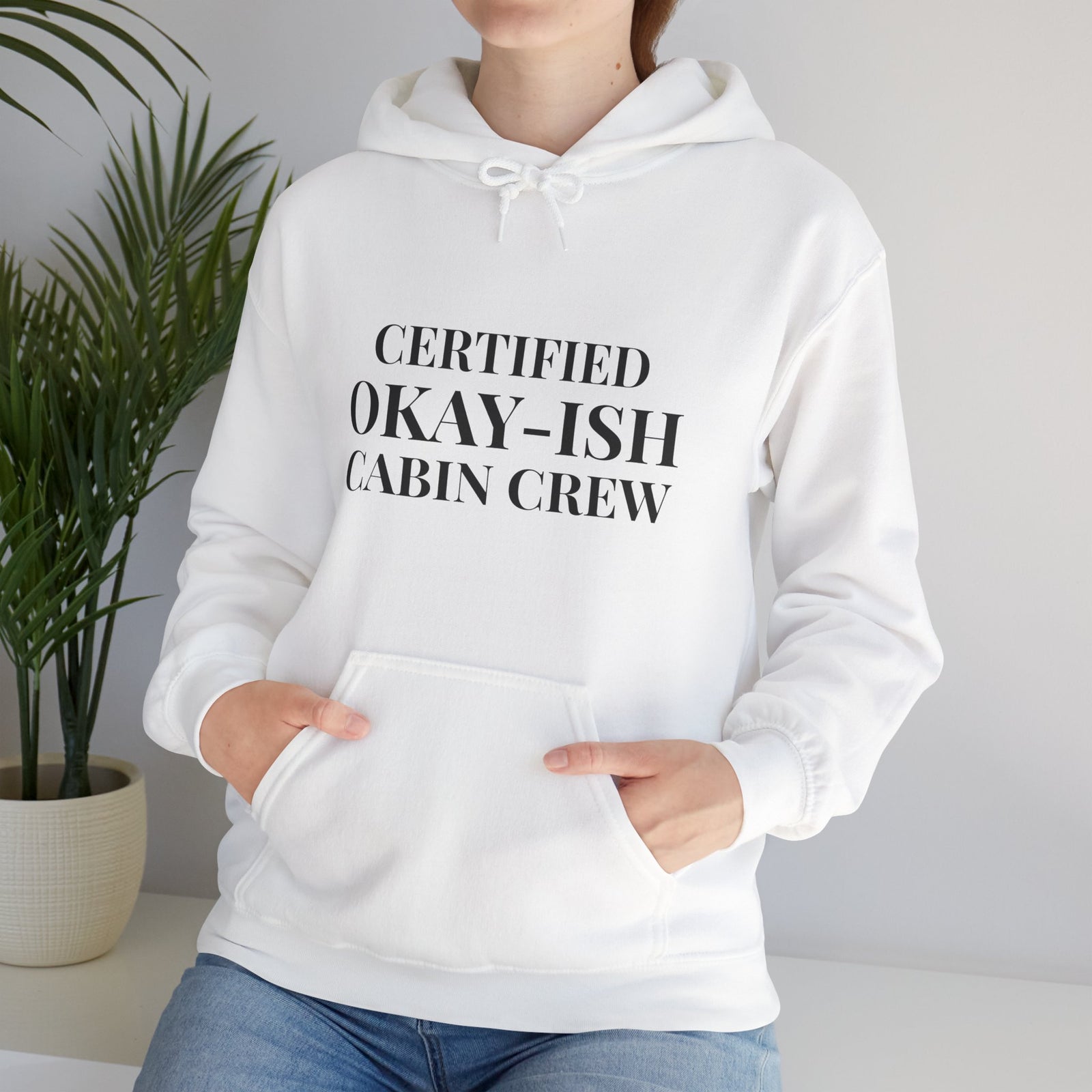 Certified Okay-ish Cabin Crew - Pullover Hoodie