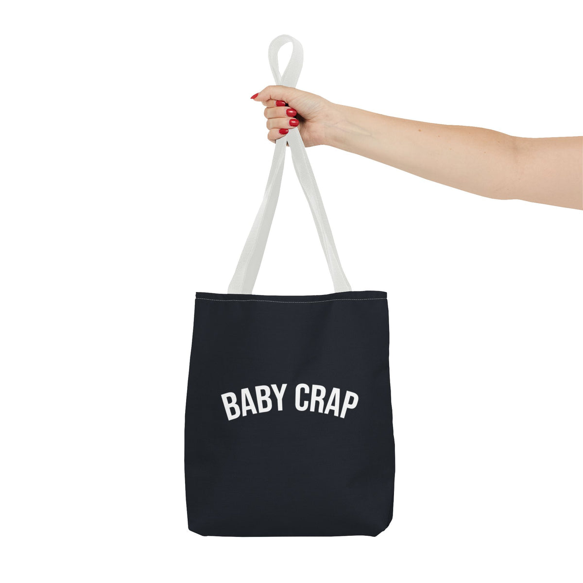 Baby Crap Tote Bag — Printed Green Travel Tote