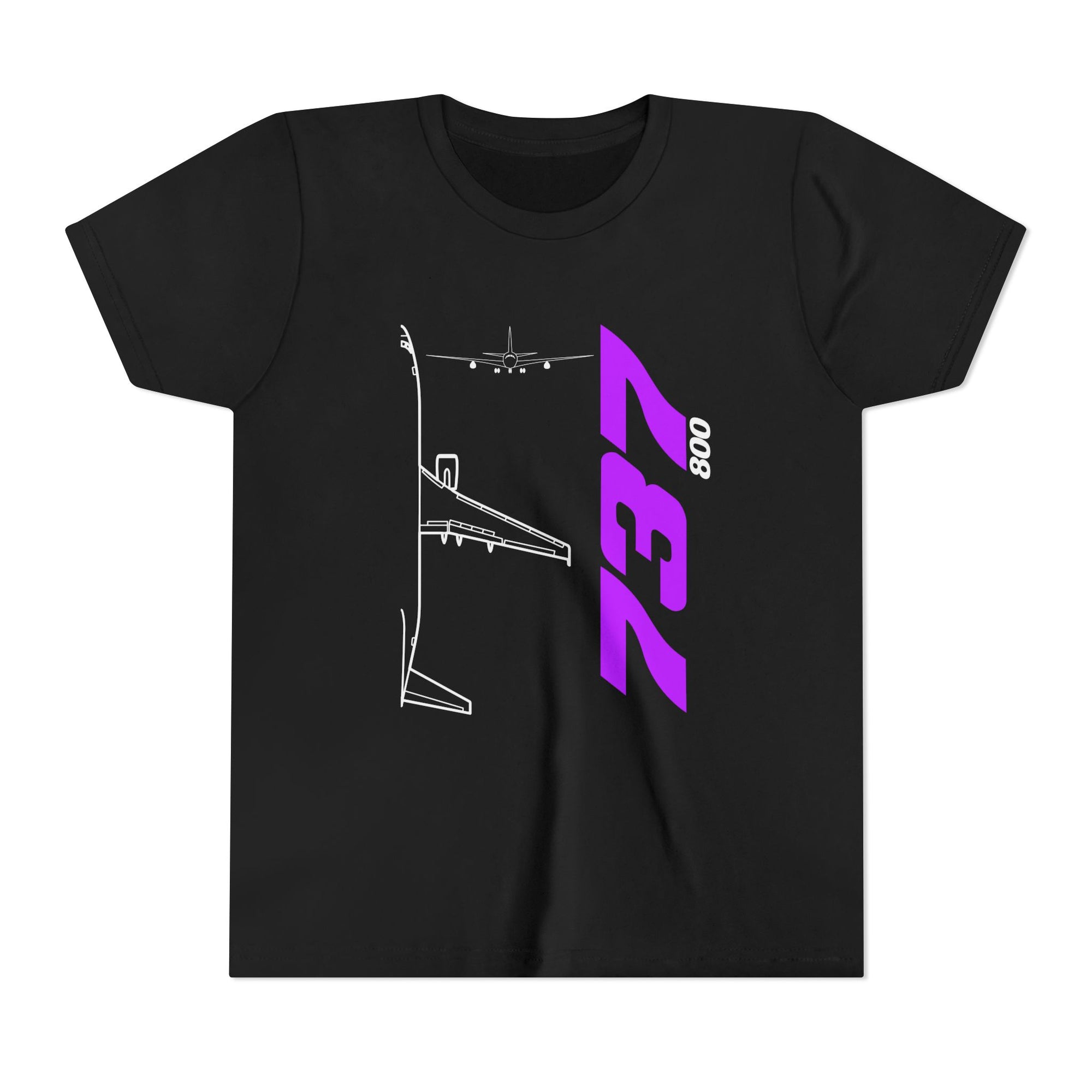 Boeing 737-800 - Unisex Youth Short Sleeve Tee