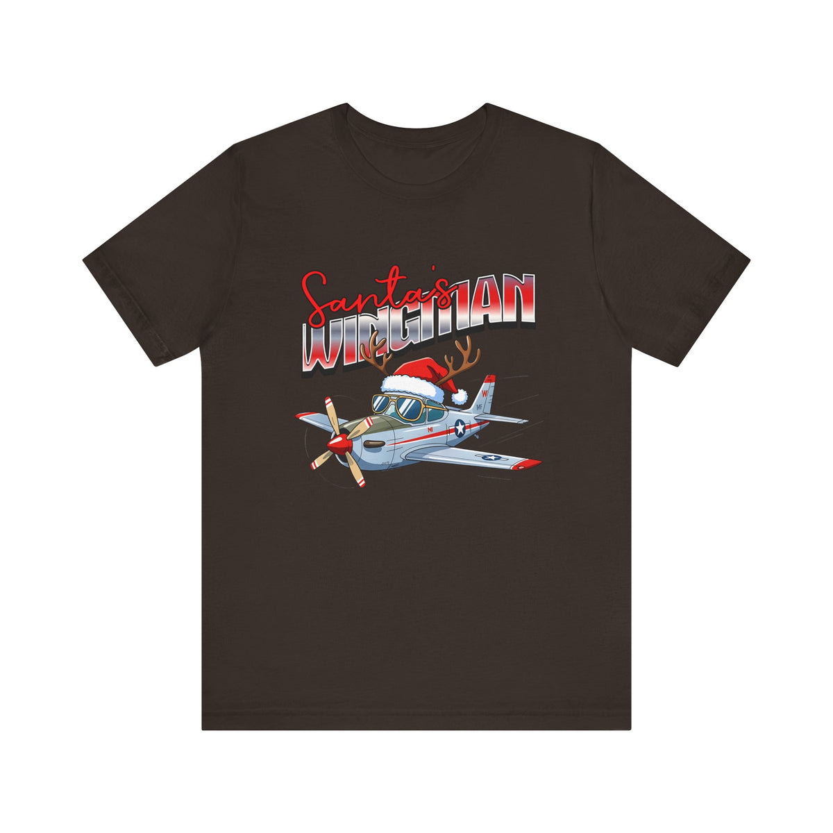 Santa’s wingman Unisex Jersey Tee - Perfect for Aviation Enthusiasts
